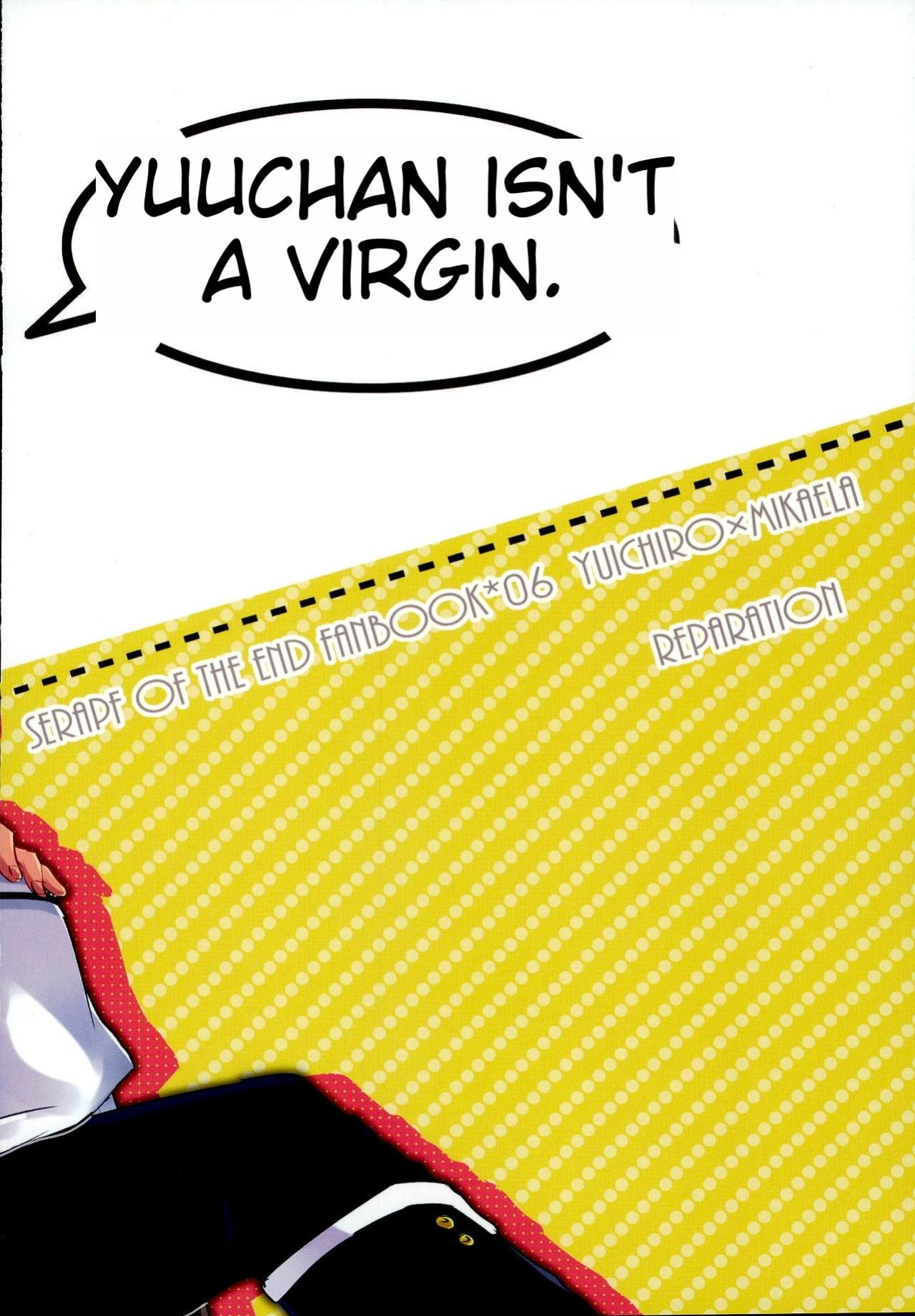 (C89) [Reparation (Syougo Kota)] Yuu-chan wa Doutei Nanka Janai | Yuuchan Isn't a Virgin. (Owari no Seraph)