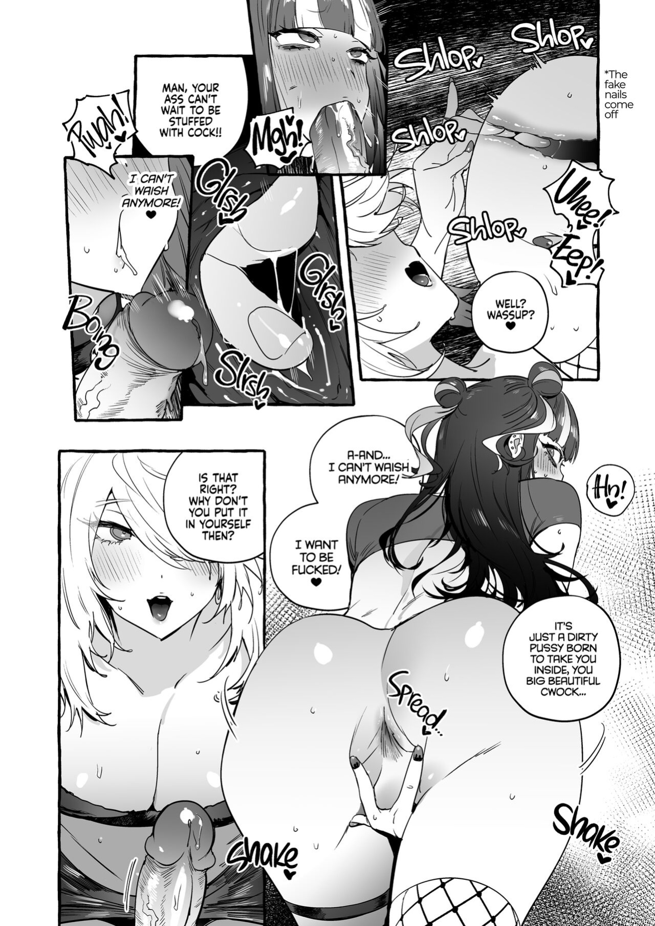 [Hibon (Itami)] Wotasa no Gyaru VS Jirai Otoko | Otaku Gyaru VS Toxic Boy