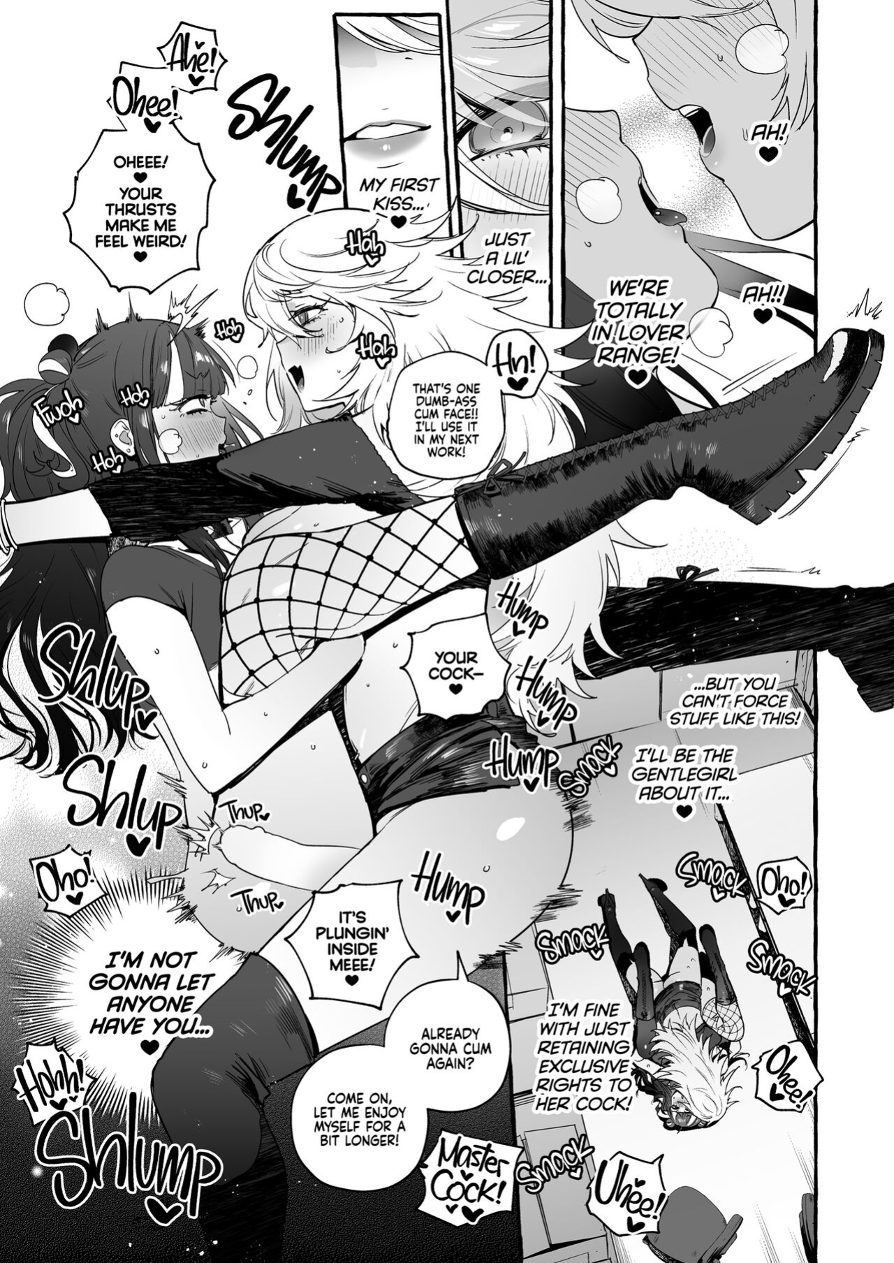 [Hibon (Itami)] Wotasa no Gyaru VS Jirai Otoko | Otaku Gyaru VS Toxic Boy