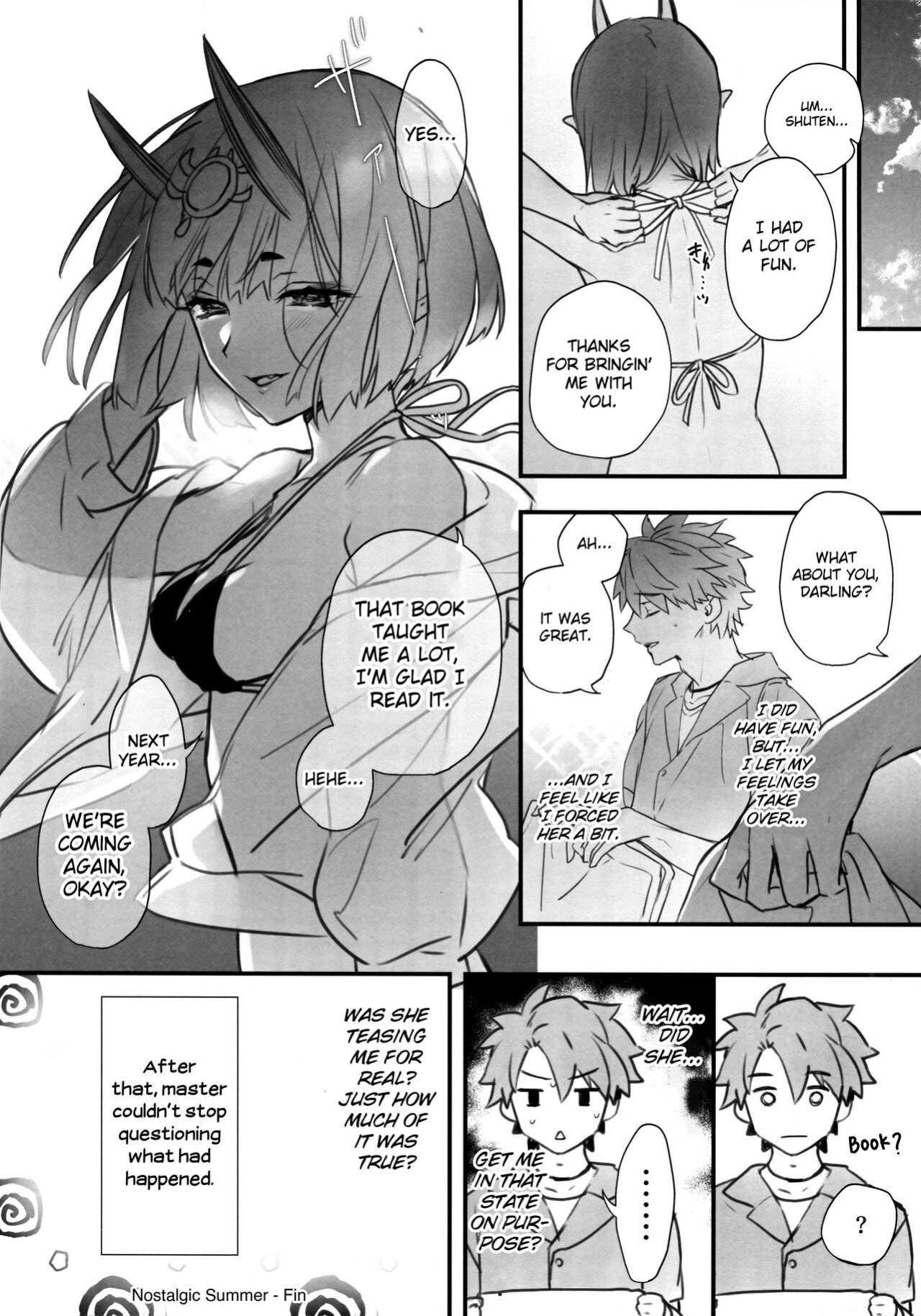(C100) [Junjou Harinezumi (Kaguyuzu)] Nostalgic Summer (Fate/Grand Order) [Shiromaru]