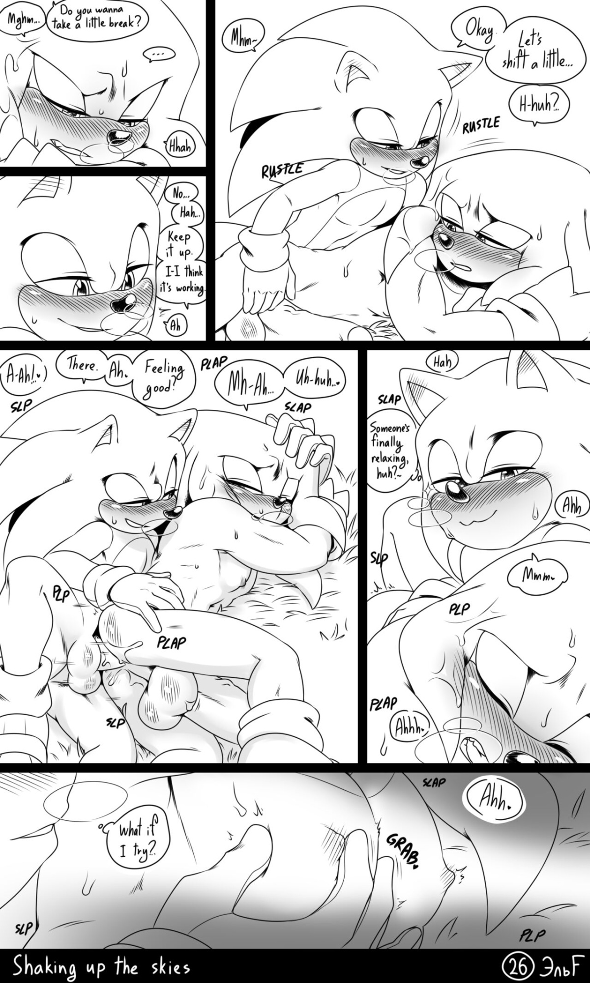 [KrazyELF] Shaking Up The Skies: Sonknux Comic