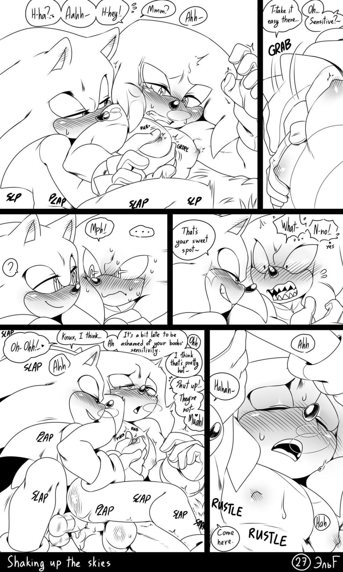[KrazyELF] Shaking Up The Skies: Sonknux Comic