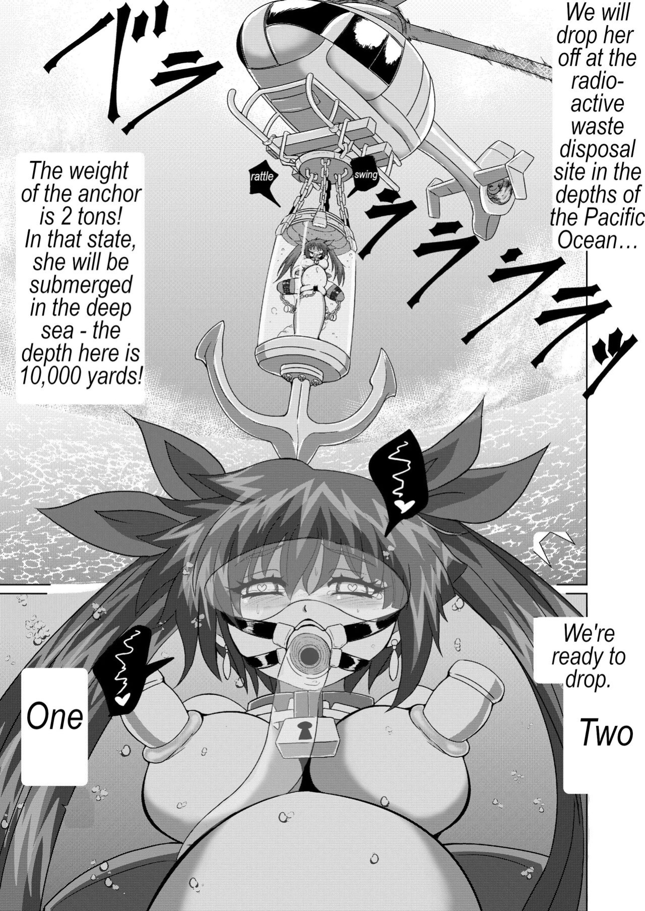[Hiyashi Chuuka Owarimashita (Zuru)] Kanzen Kousoku Dasshutsu Magic de Shinkai 10,000m Kara Seikan Dekiru no ka⁉ | Escape Queen Juna - Can she survive a depth of 10,000 yards?
