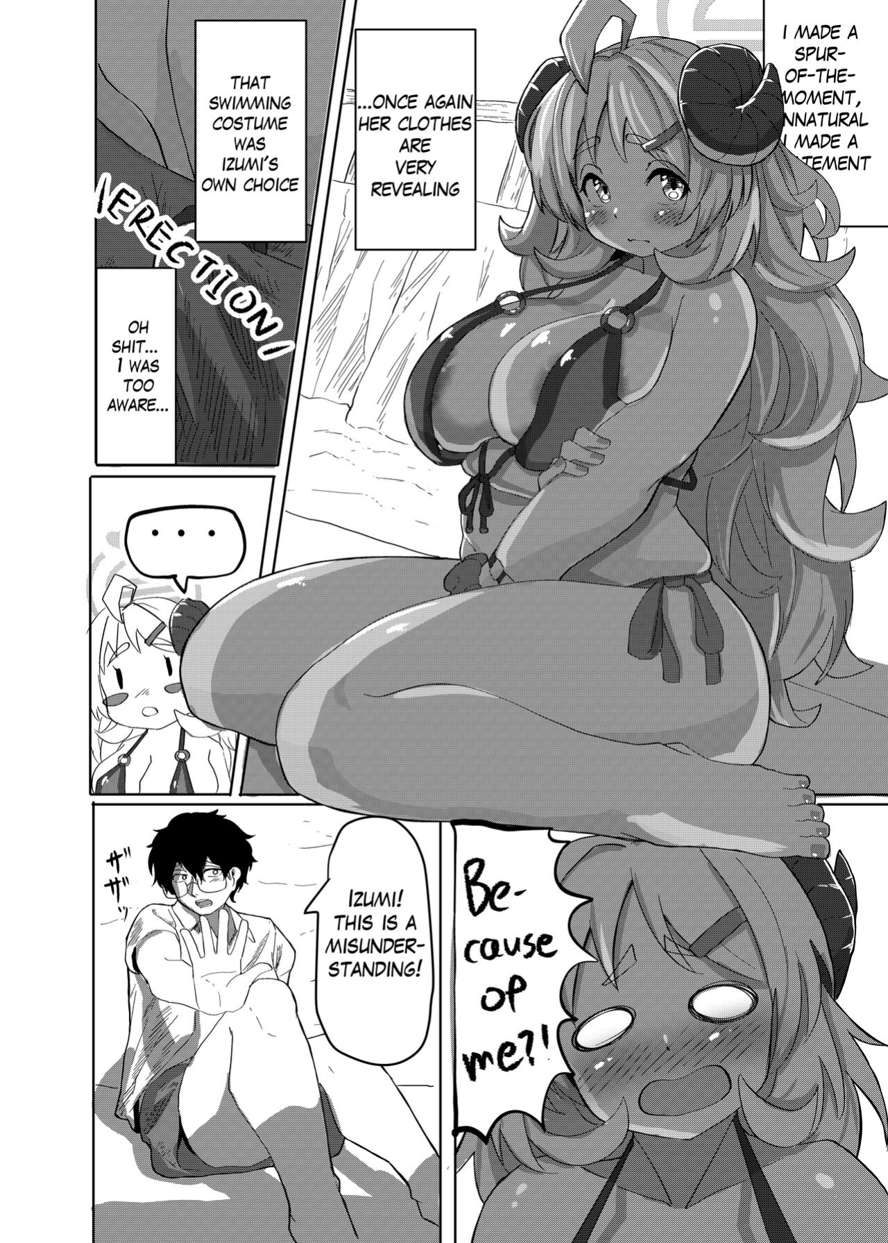 [Saikutsu Kichi (Kagarimachi Konatsu)] Sensei… watashi mougamandekinai yo…| Sir... I can't hold back anymore... (Blue Archive)