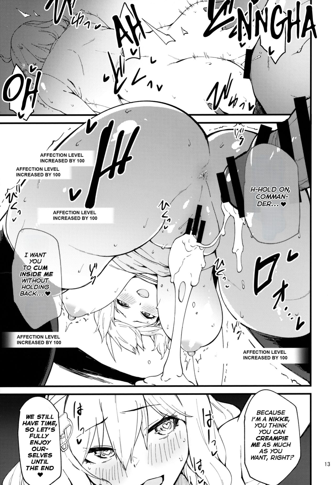 (C102) [Mochi-ya (Yonekura)] Koukando Bugtteru | Bugged Relationship (Goddess of Victory: Nikke)