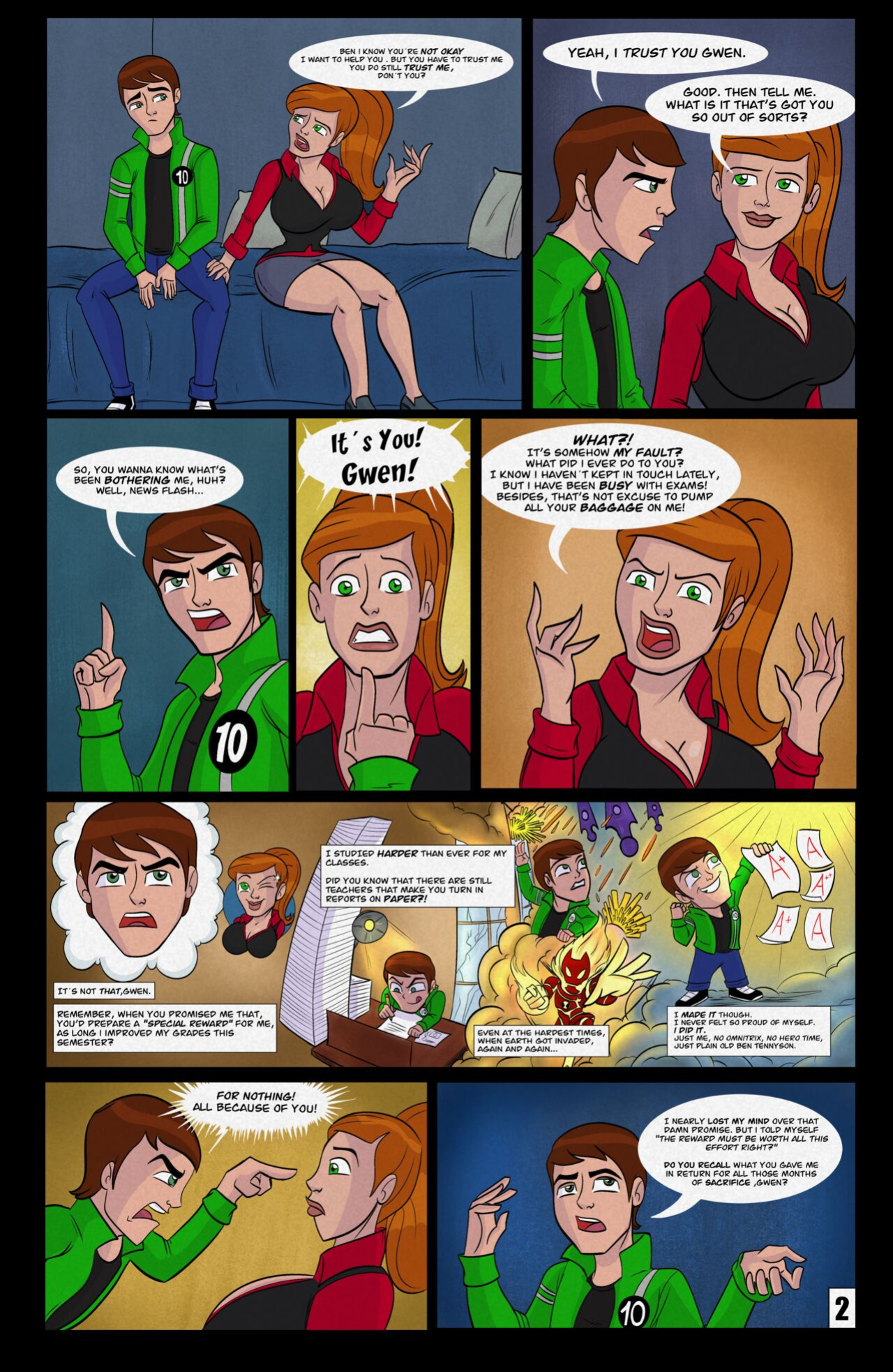 [Ameizing Lewds] The Reward (Ben 10: Alien Force)