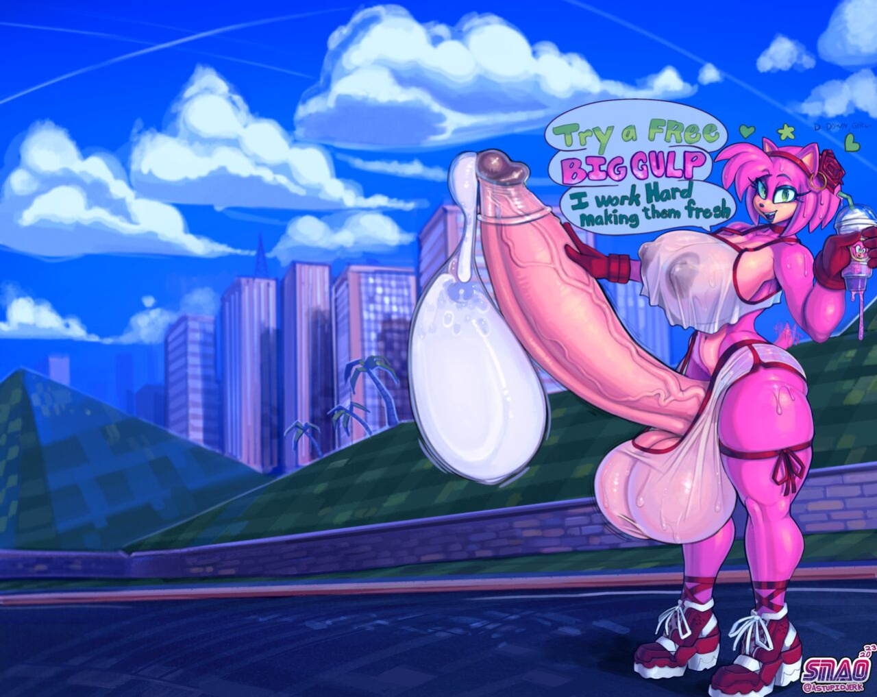 [Snao] Amy rose milkshake company