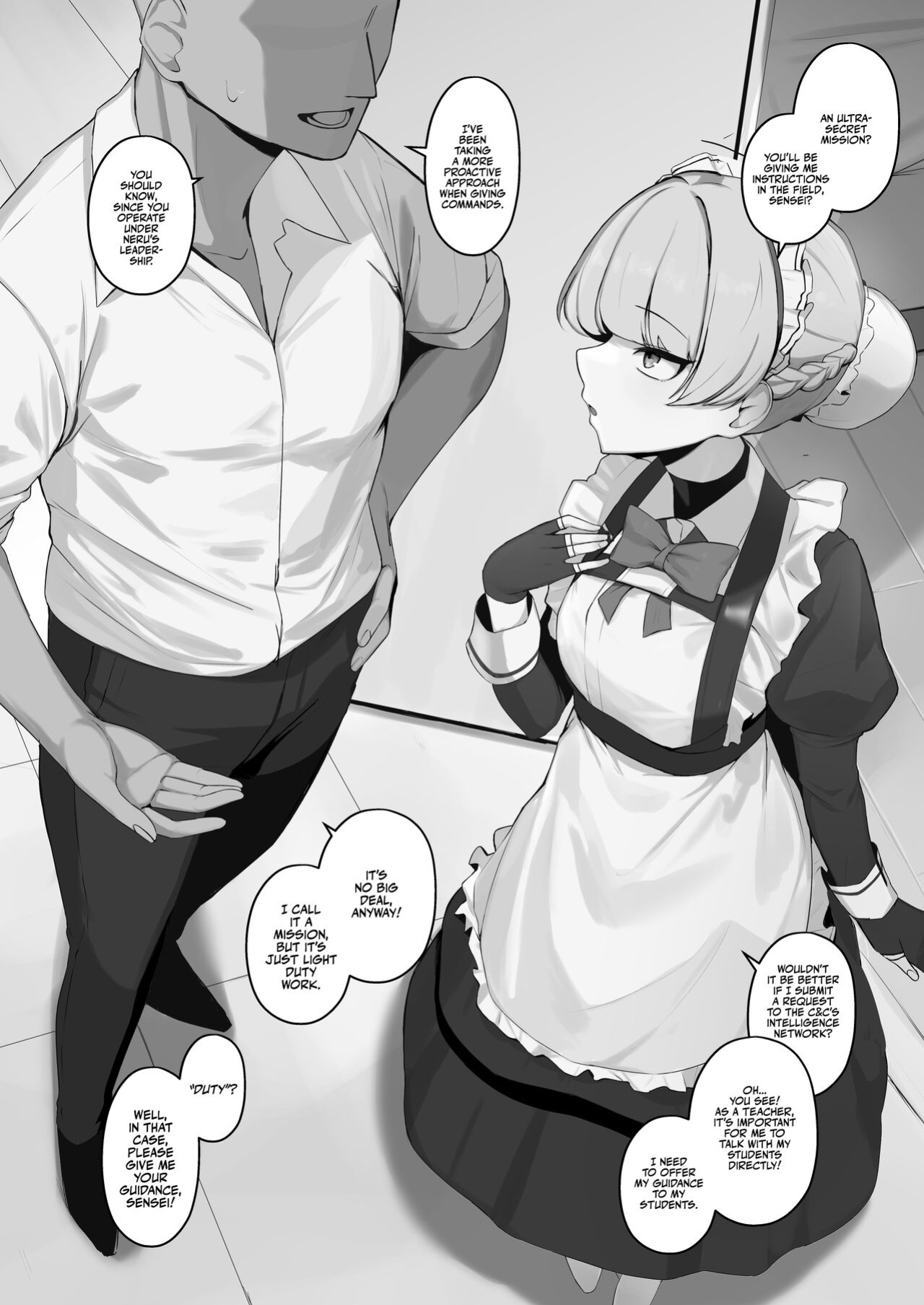 [WAKUWAKU DINING (Wakuwaku Kitchen)] Toumeikanno. (Blue Archive) | Bare Feelings [Team Rabu2]