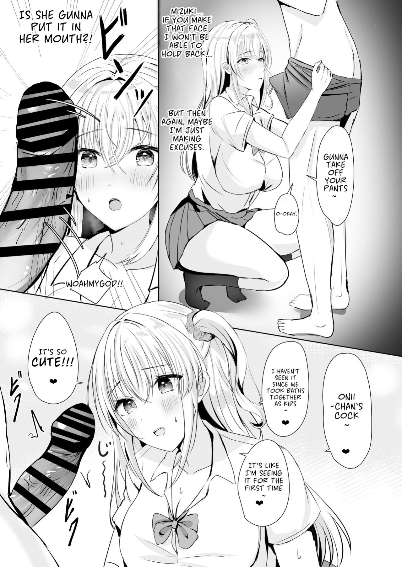 [Moreriikusu (More)] Gal Imouto ga Seishi no Kansatsu o Yamete Kurenai | My Gyaru Little Sister Wants to See My Sperm! [Broken House Scans}