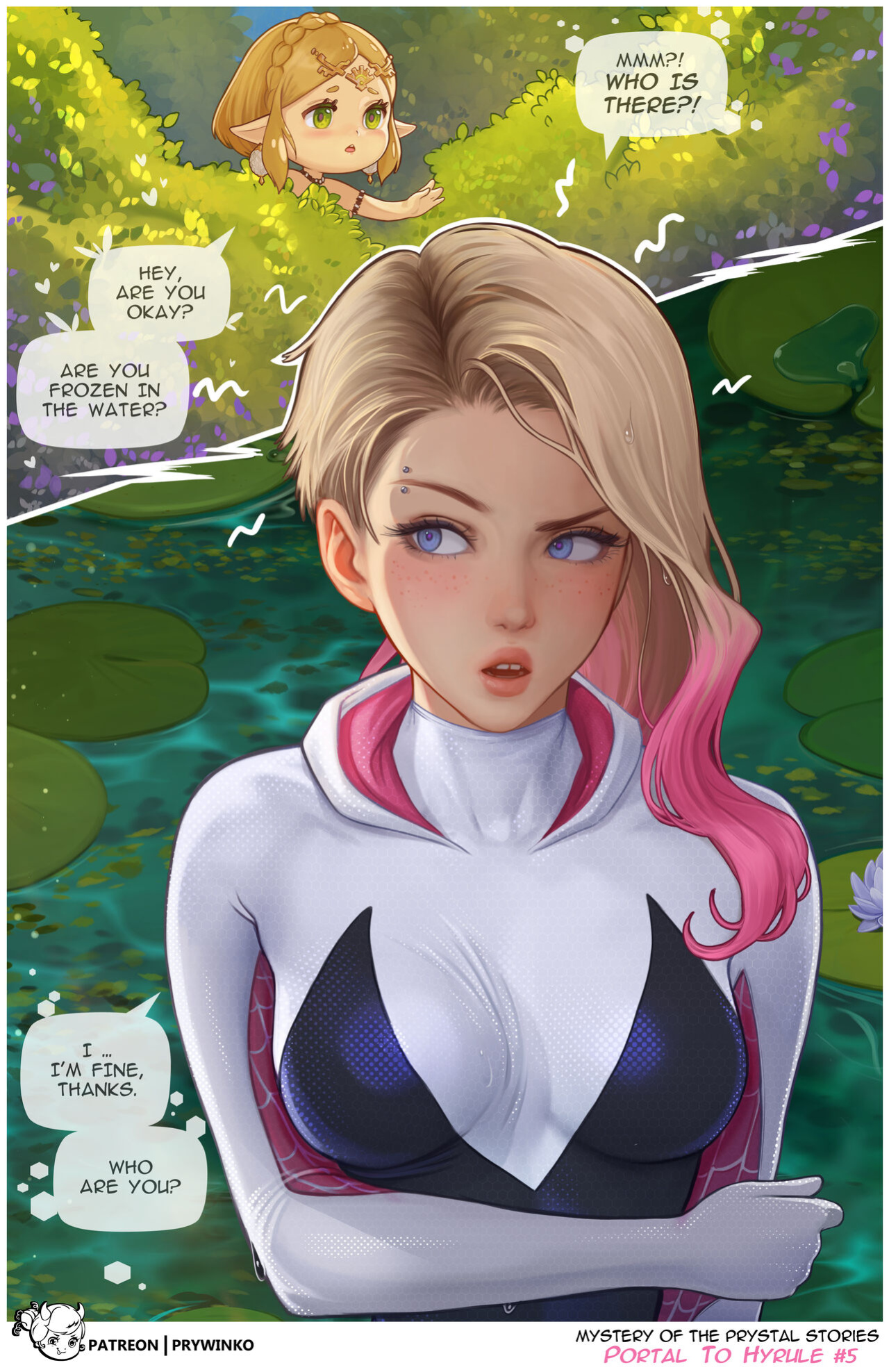 [Prywinko] Portal to Hyrule #1 ~futa ver.~ (Spider-Man, The Legend of Zelda)