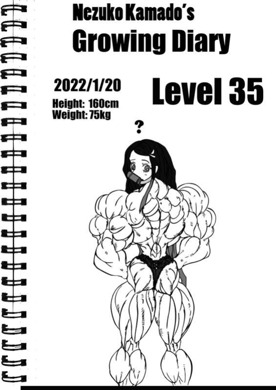 Nezuko Kamado's growing diaries