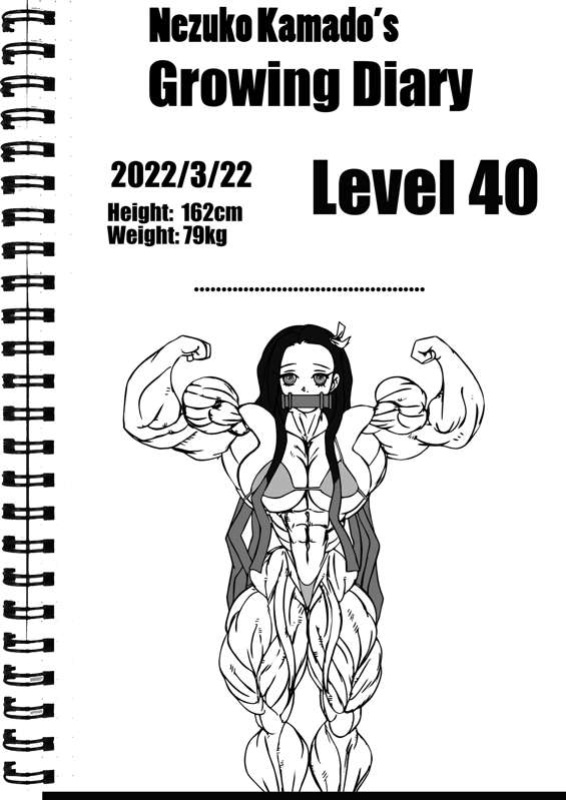 Nezuko Kamado's growing diaries