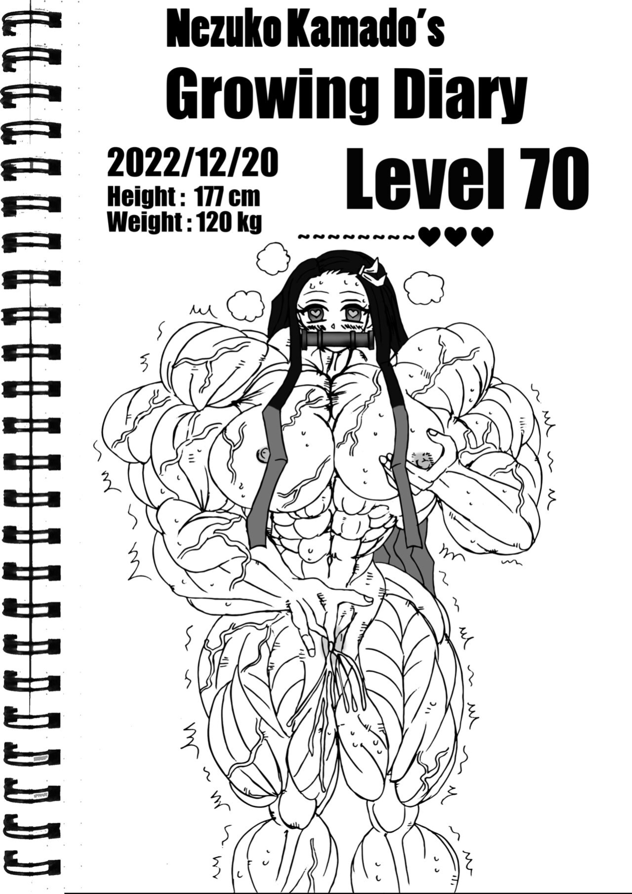 Nezuko Kamado's growing diaries