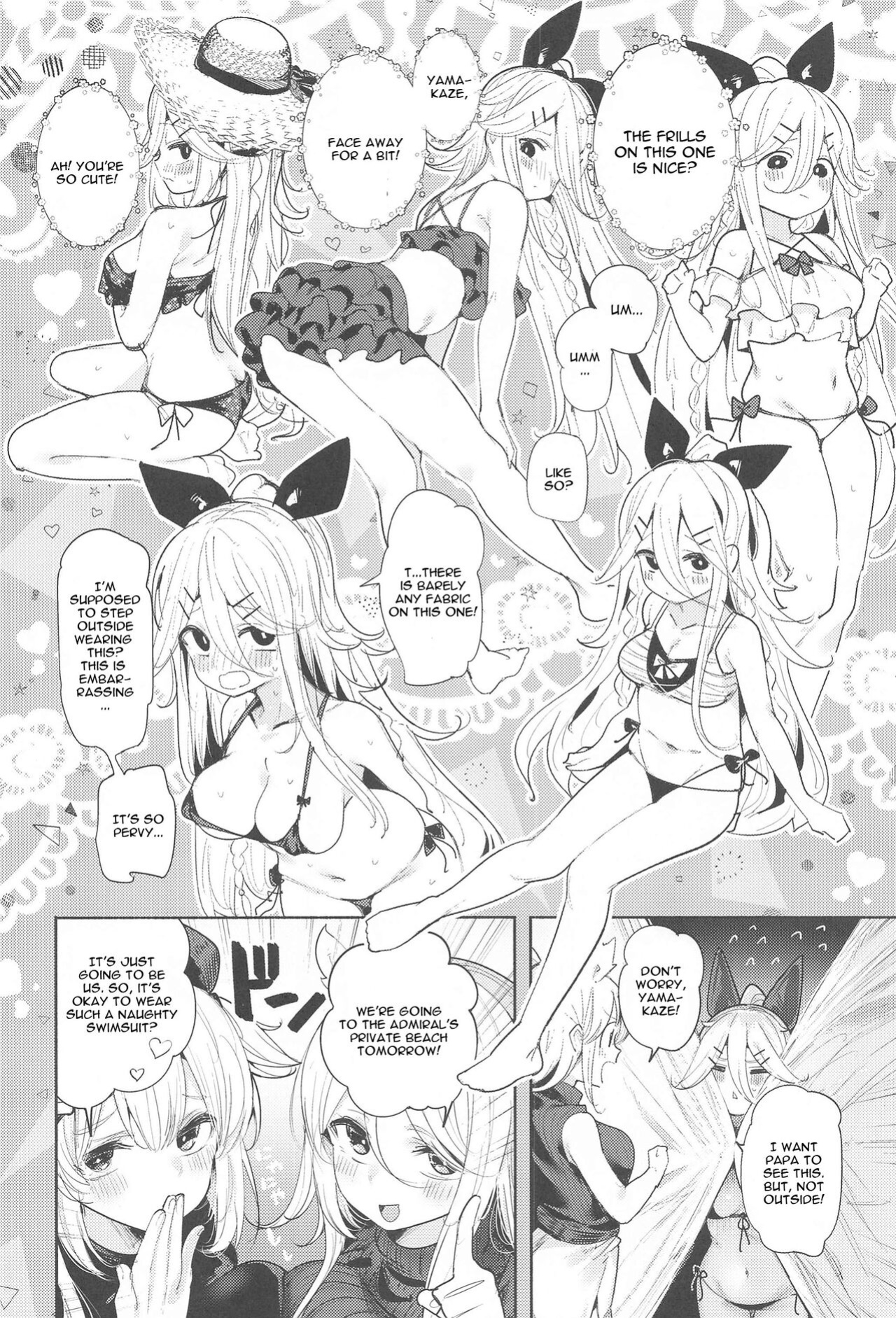 (C102) [Toto-taste (Suzuki Toto)] Yamakaze-chan to Private Beach de Yuuwaku Kozukuri Sex (Kantai Collection -KanColle-)