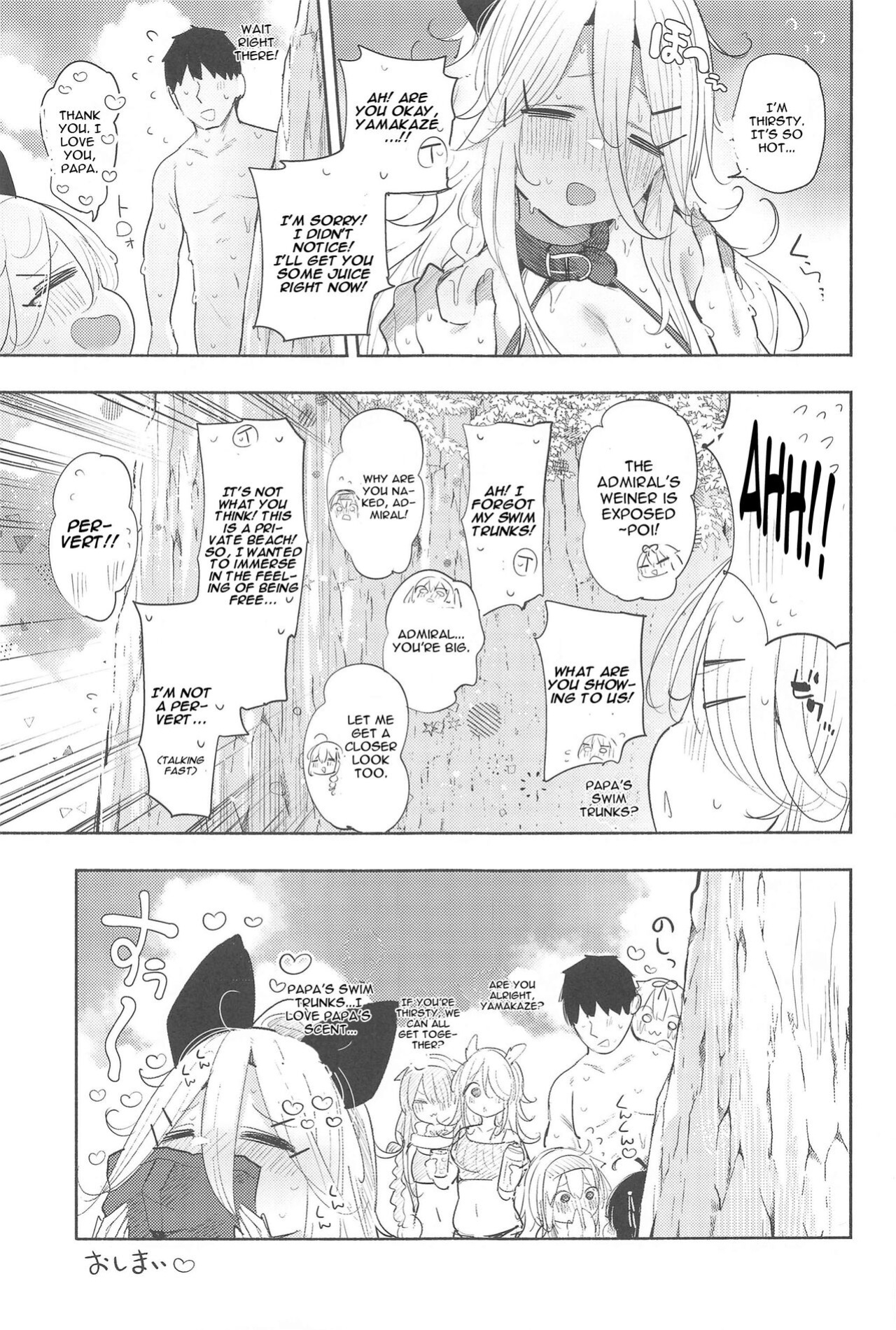 (C102) [Toto-taste (Suzuki Toto)] Yamakaze-chan to Private Beach de Yuuwaku Kozukuri Sex (Kantai Collection -KanColle-)
