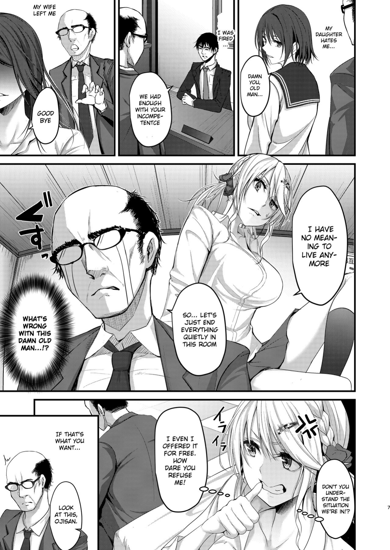 [7 Rensa (Minegami Aya)] Lively Escape Game with Super Late Ejaculation Ojisan [Gagak_Ireng] (fixed)