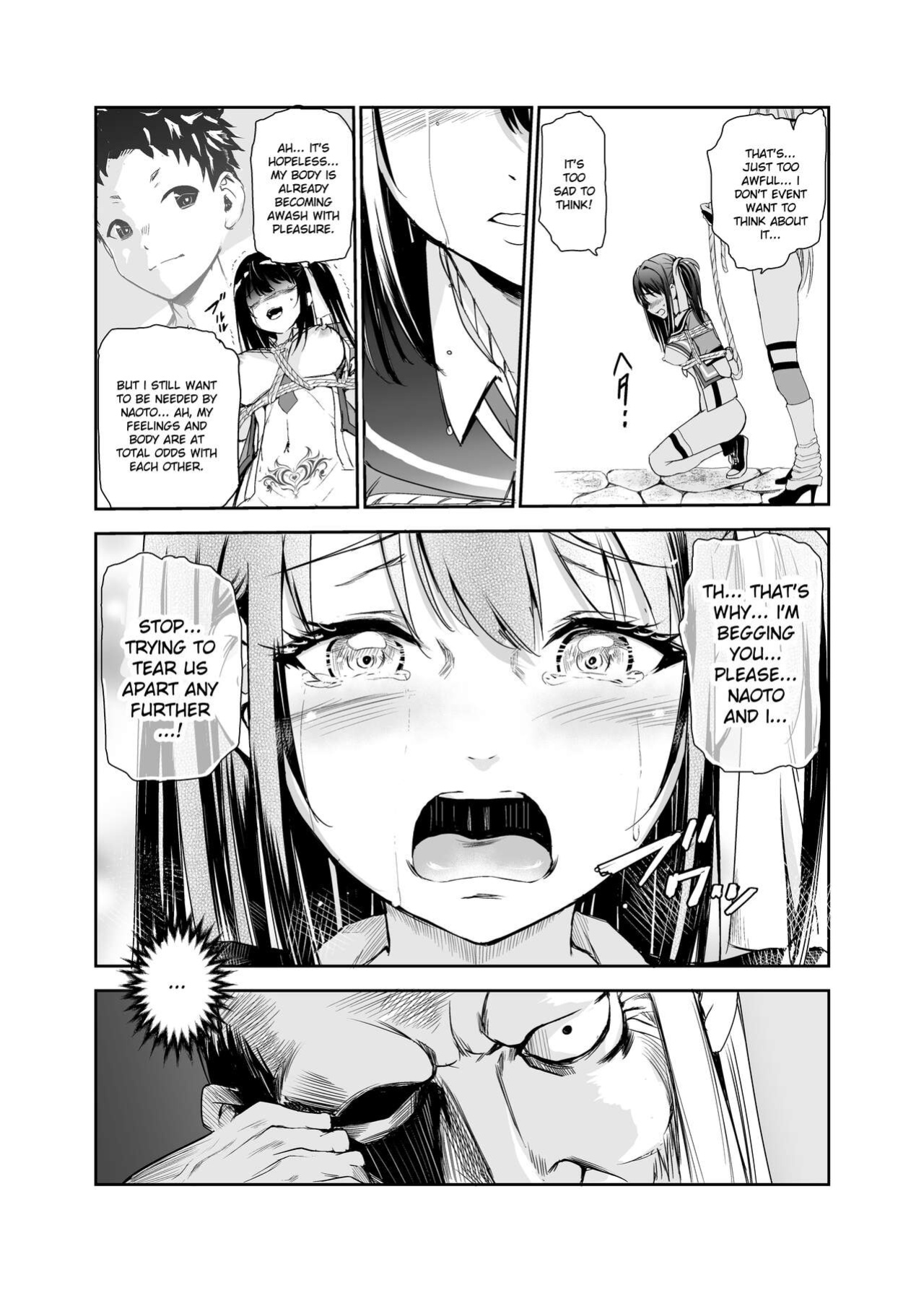 [Raid Socks (Tricky)] Tsuyagari Mura 5 ~Kareshi o Mamoru Tame Hikyou no Mura de Kyousei Gohoushi & NTR Sex~ [Ruru Scanlations]
