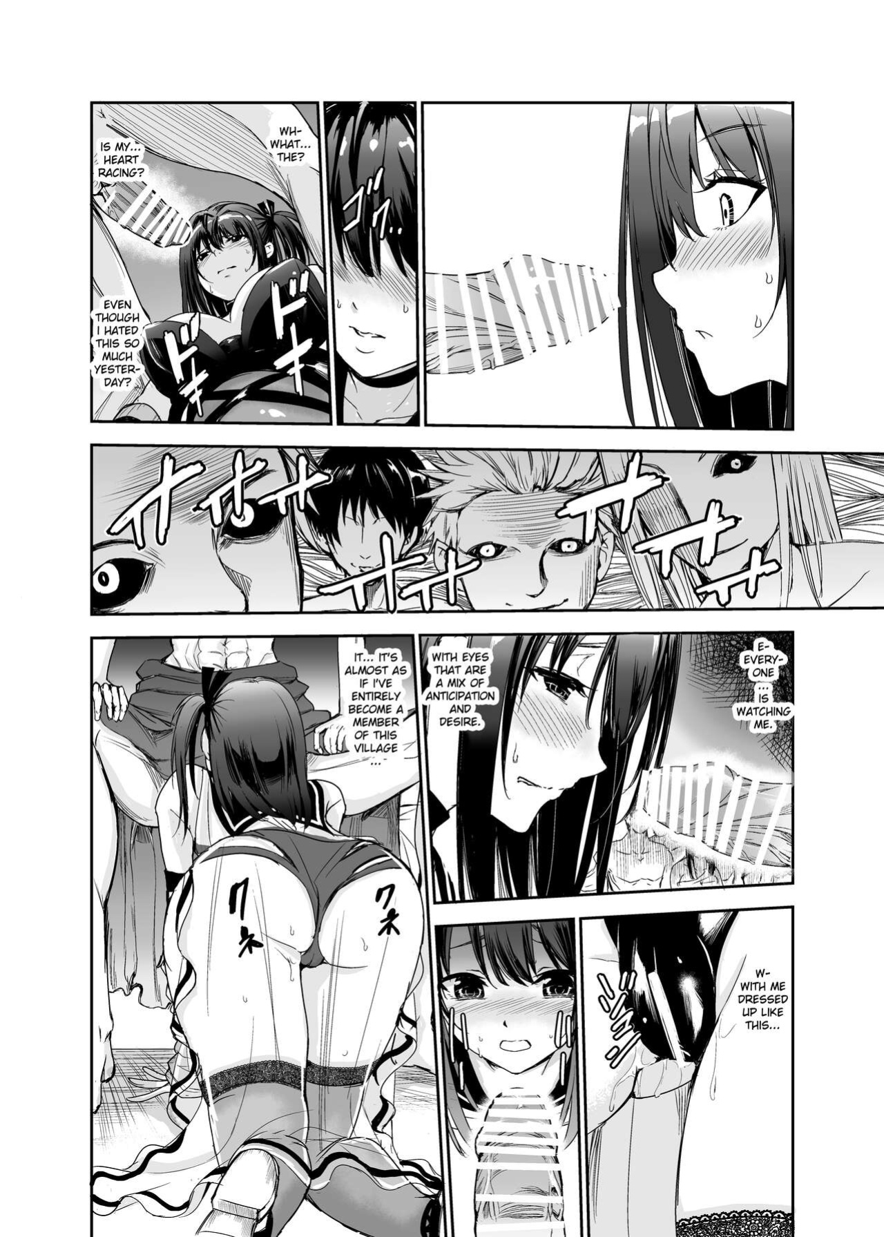 [Raid Socks (Tricky)] Tsuyagari Mura 5 ~Kareshi o Mamoru Tame Hikyou no Mura de Kyousei Gohoushi & NTR Sex~ [Ruru Scanlations]