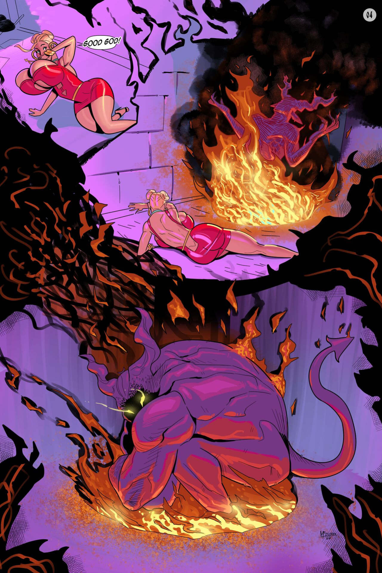 [MeinFischer] Dark Alley Demon Sex