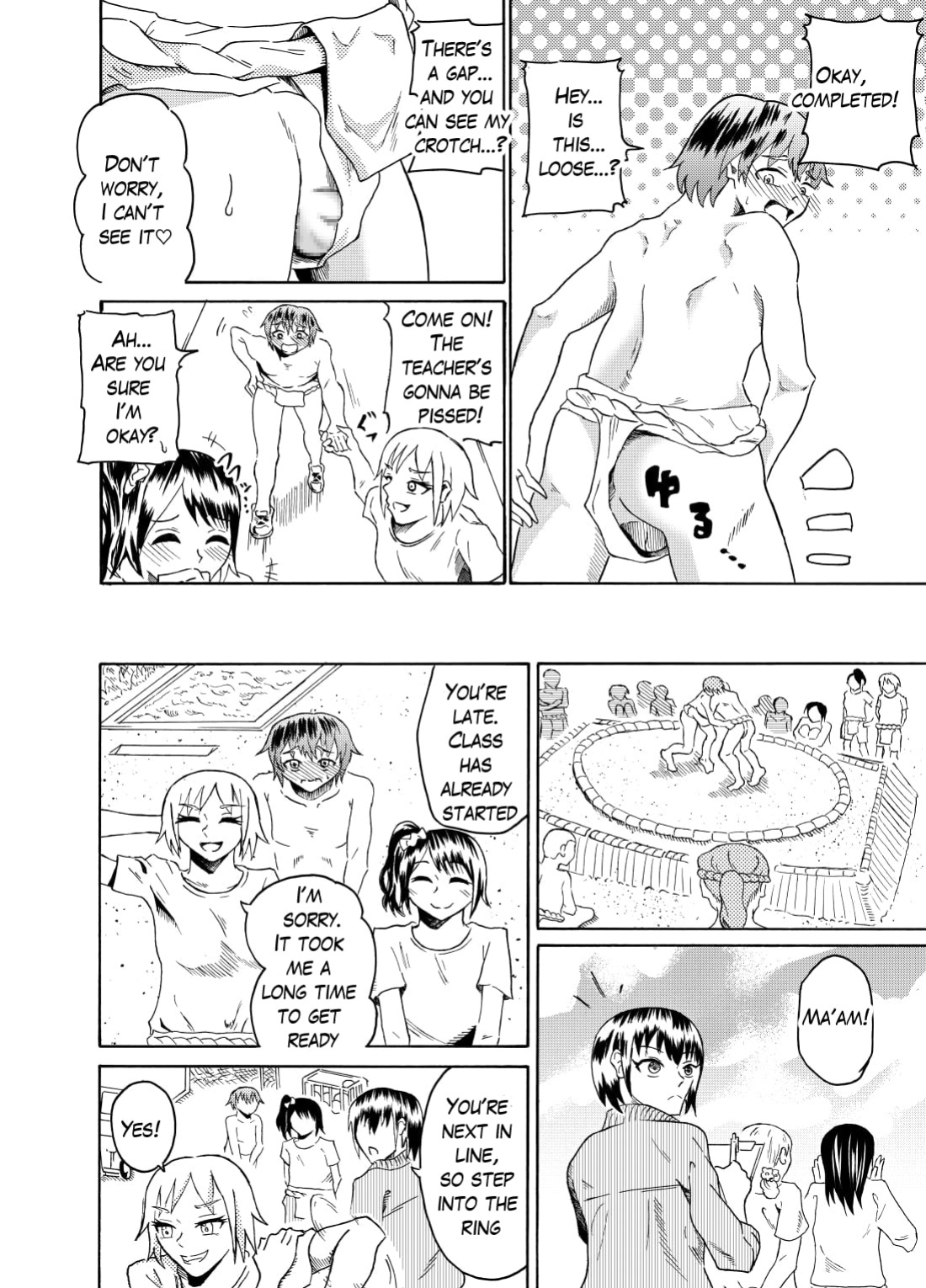 CFNM in Sumo Class
