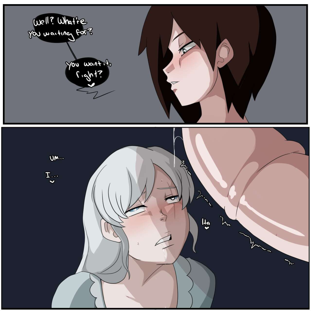 [Inuyuru] Bimbo Weiss 1 & 2 (RWBY)