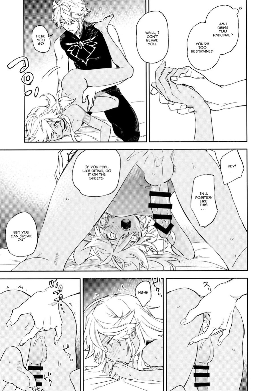 (Kami no Eichi 8) [Mekoro (meco)] Senya Hatsuya | A Thousand and One Nights (Genshin Impact)