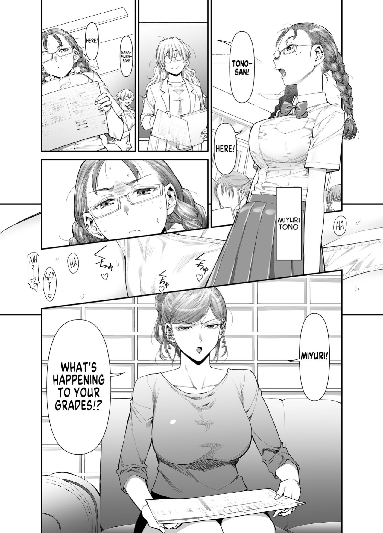 [Botandou (Kio Shimoku)] Zenbu, Sensei no Sei. Futanari Onna Kyoushi ga Onanie Chuudoku Yuutousei o Sukkirisaseru Hanashi. | It's All Sensei's Fault! [MegaFagget]