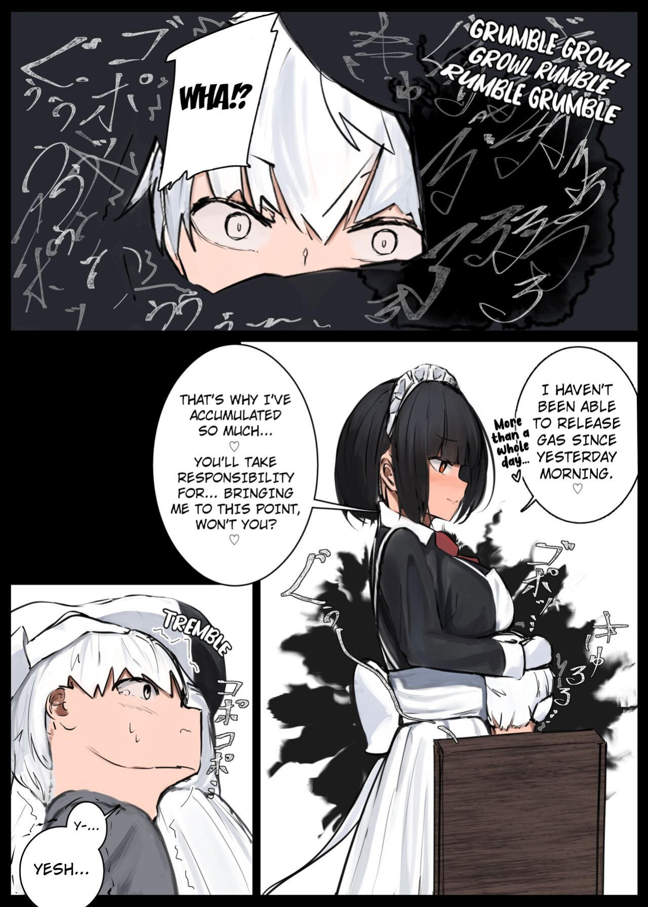 [Tsuchiro] Onara Manga - Maid to Bocchama [Kuraudo]