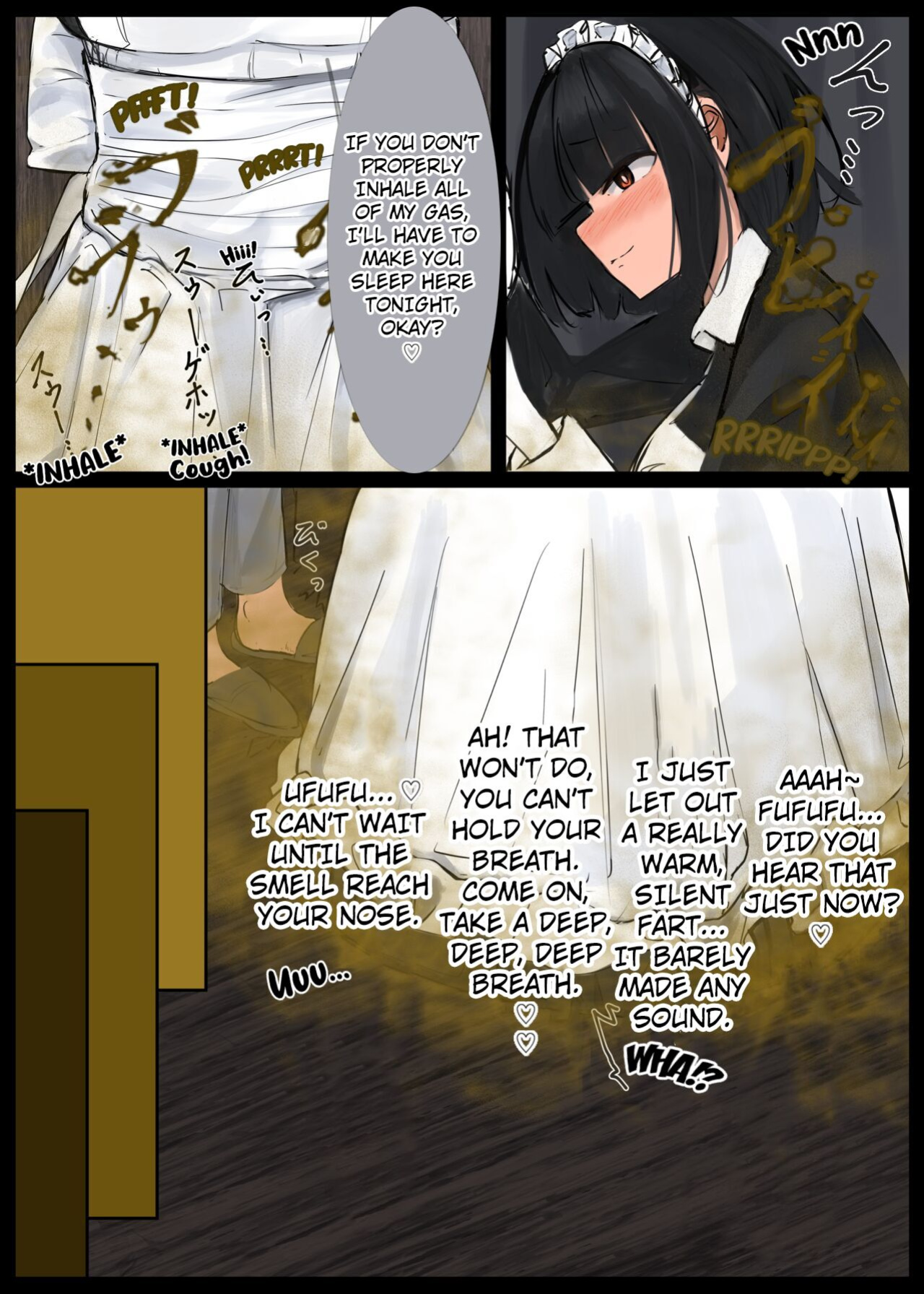 [Tsuchiro] Onara Manga - Maid to Bocchama [Kuraudo]