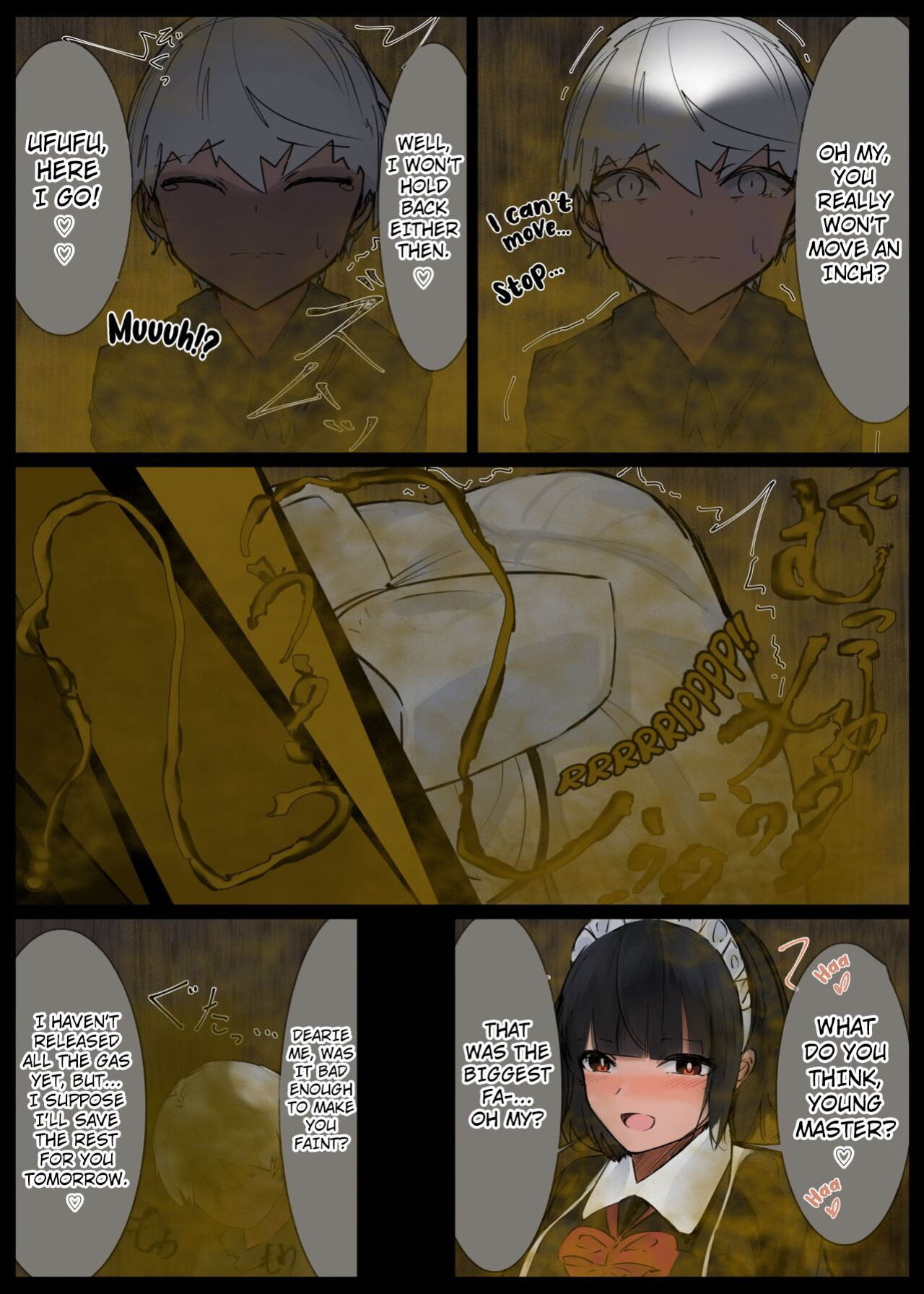 [Tsuchiro] Onara Manga - Maid to Bocchama [Kuraudo]