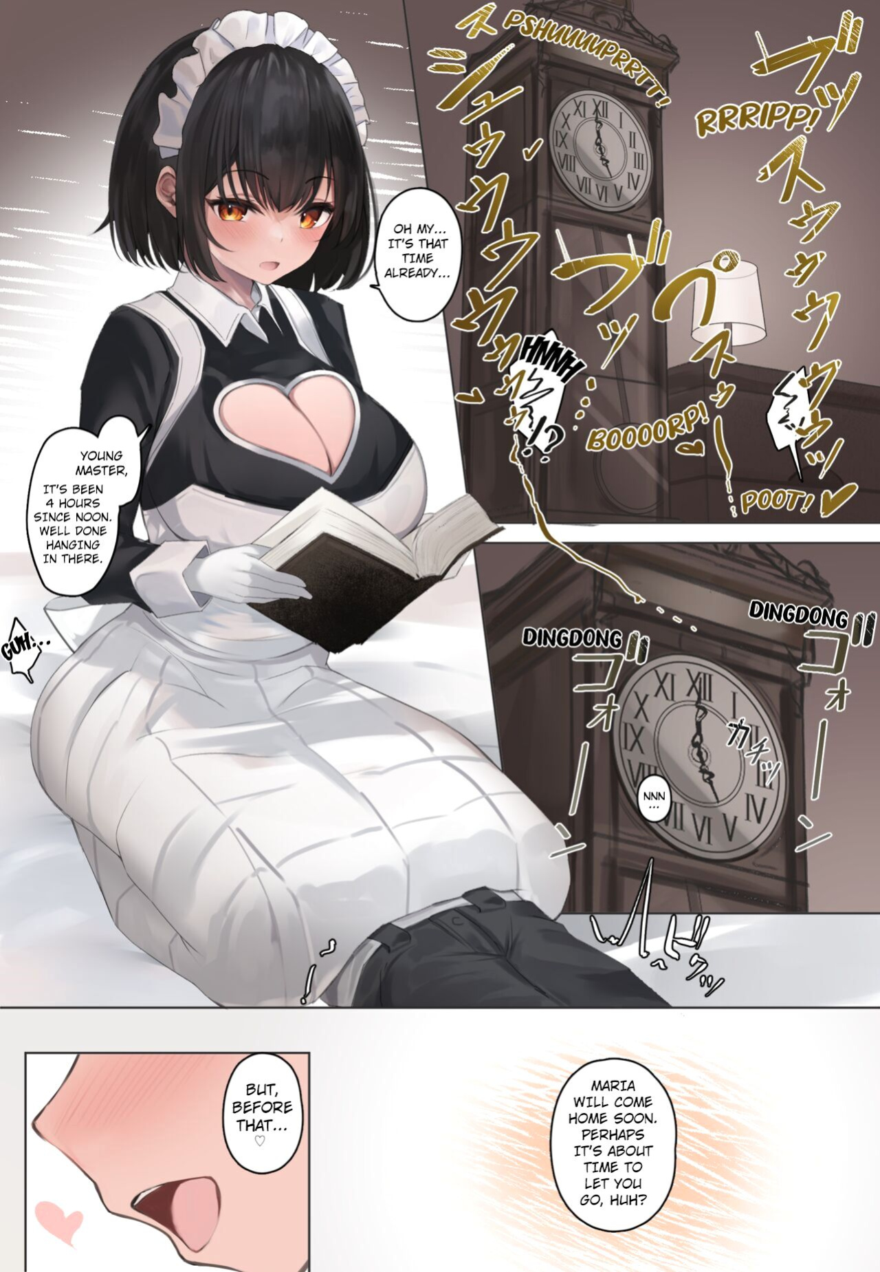 [Tsuchiro] Onara Manga - Maid to Bocchama [Kuraudo]