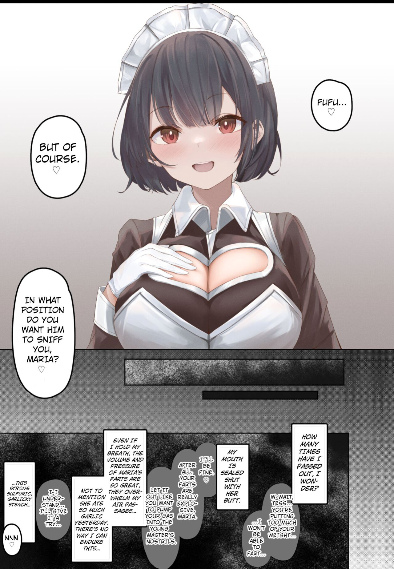 [Tsuchiro] Onara Manga - Maid to Bocchama [Kuraudo]