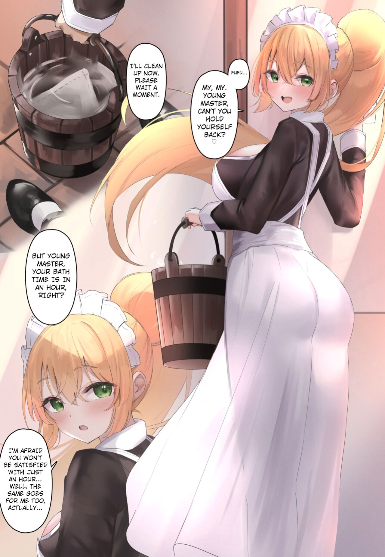[Tsuchiro] Onara Manga - Maid to Bocchama [Kuraudo]