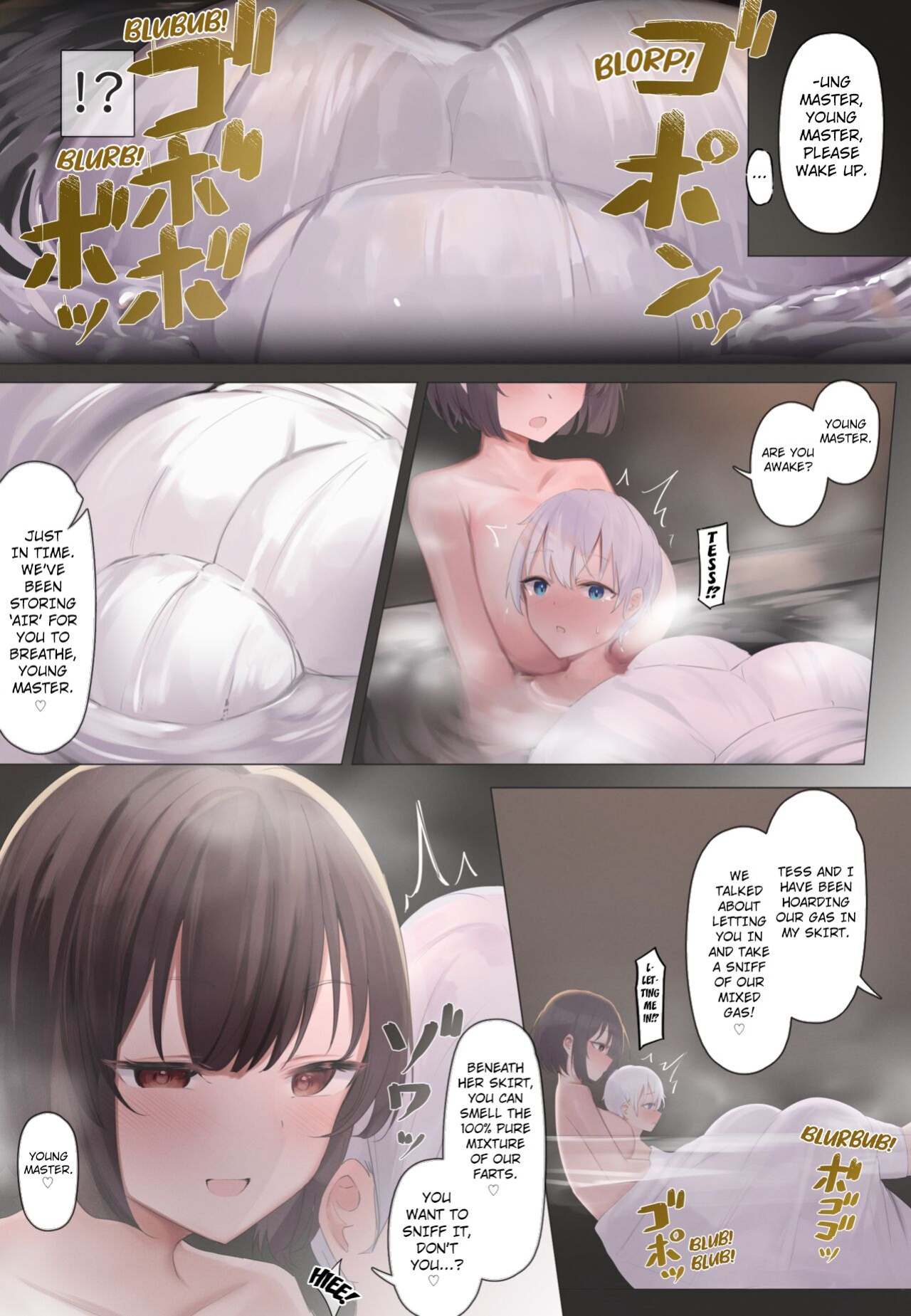 [Tsuchiro] Onara Manga - Maid to Bocchama [Kuraudo]