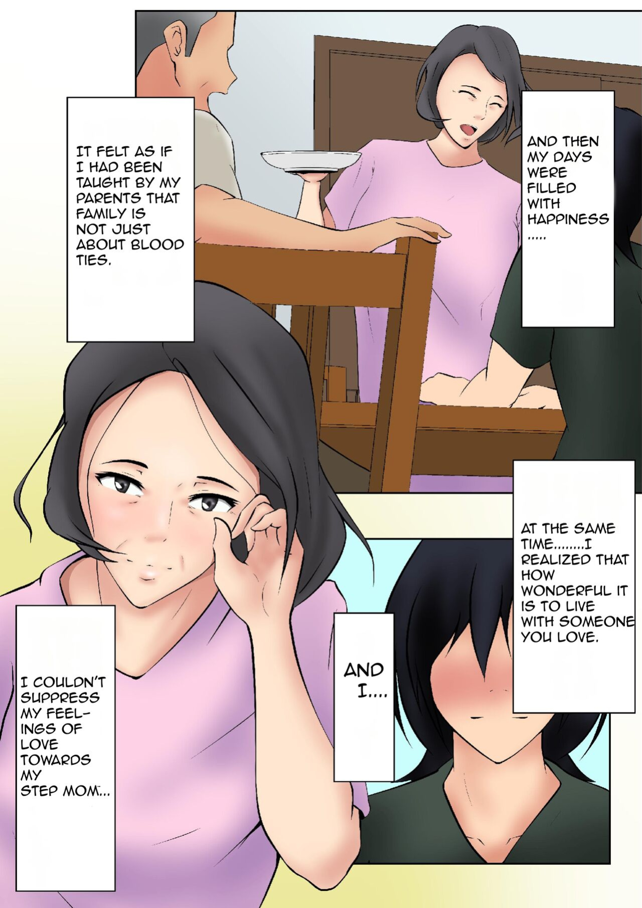 [Pentacle (Shimipan)] Okaa-san ga Boku no Tomodachi ni | My Step Mom and My Best Friend [Silver]