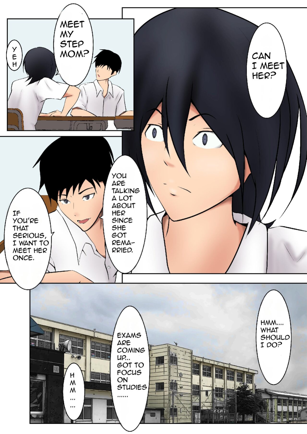 [Pentacle (Shimipan)] Okaa-san ga Boku no Tomodachi ni | My Step Mom and My Best Friend [Silver]