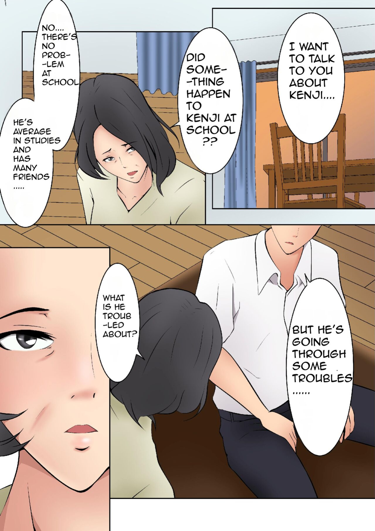 [Pentacle (Shimipan)] Okaa-san ga Boku no Tomodachi ni | My Step Mom and My Best Friend [Silver]