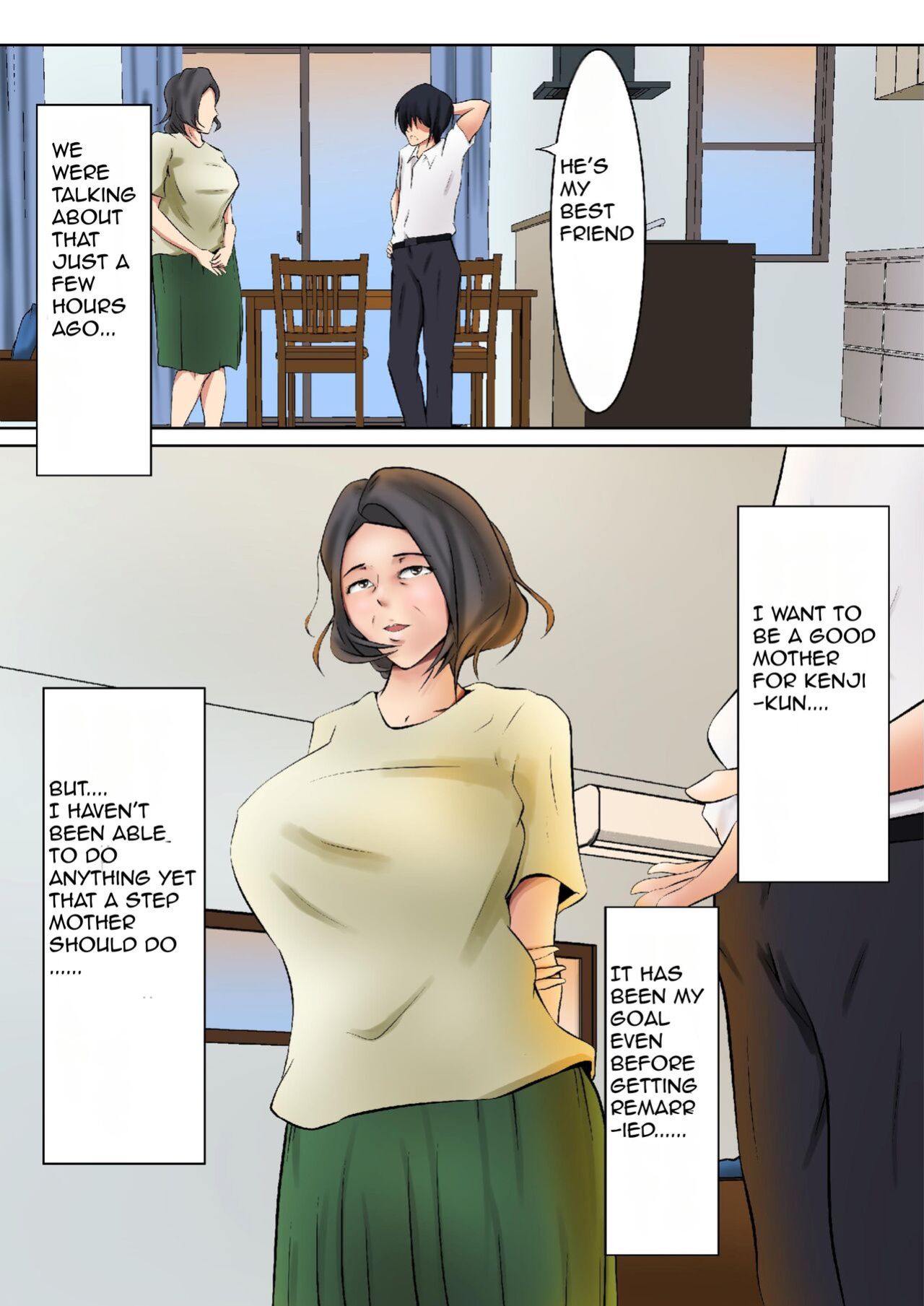 [Pentacle (Shimipan)] Okaa-san ga Boku no Tomodachi ni | My Step Mom and My Best Friend [Silver]