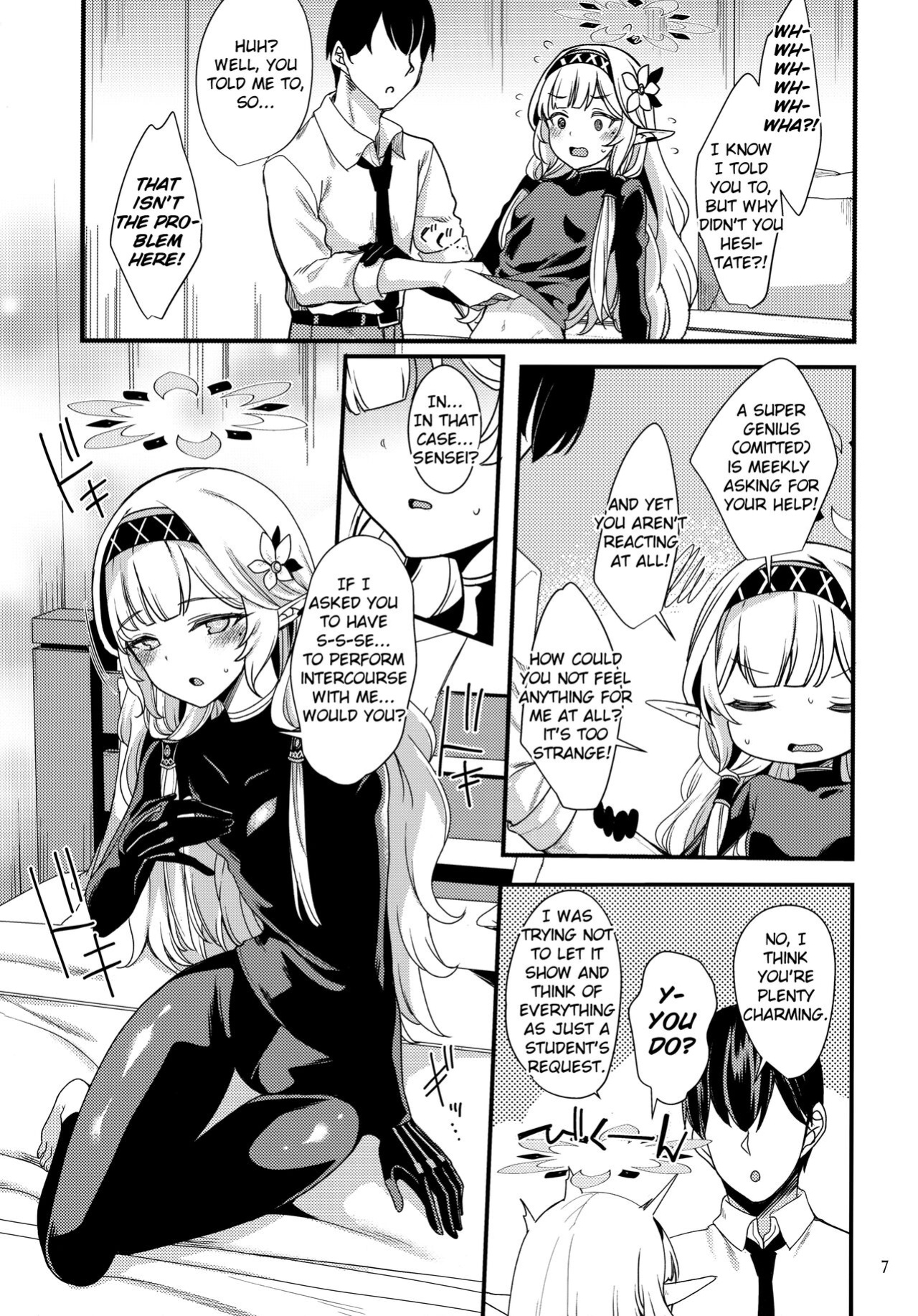 (Sensei no Archive 6) [Ryuukakusan Nodoame (Gokubuto Mayuge)] Aru Hi no Chou Tensai Ecchi Kei Byoujaku Bishoujo Hacker | A Certain Day's Super Genius Lewd Delicate Beauty Hacker (Blue Archive)