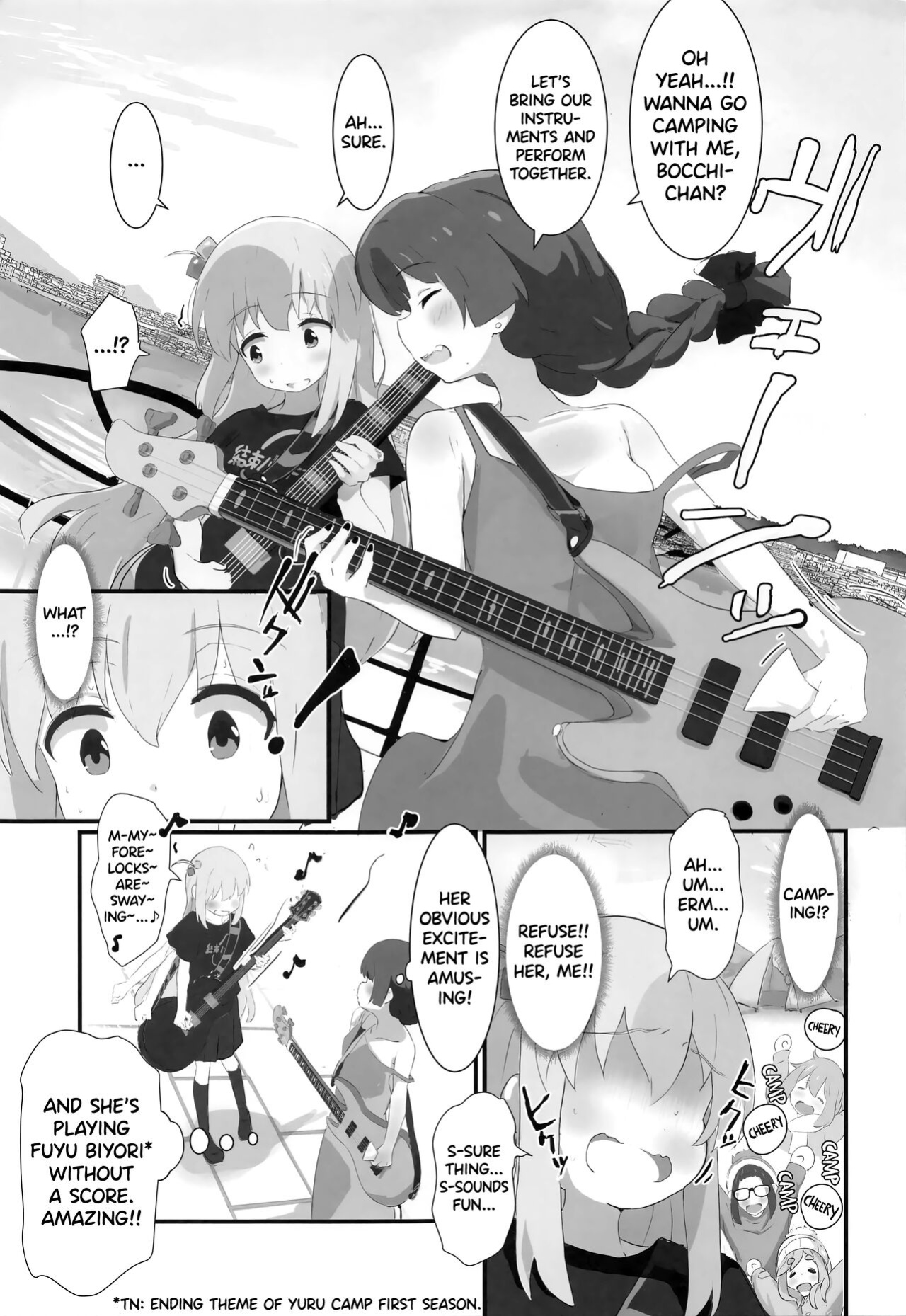 (C101) [Muraimura] Bocchi-chan to Ecchi Camp | Lewd Camp with Bocchi-chan (Bocchi the Rock!, Yuru Camp) [/u/ Scanlations]