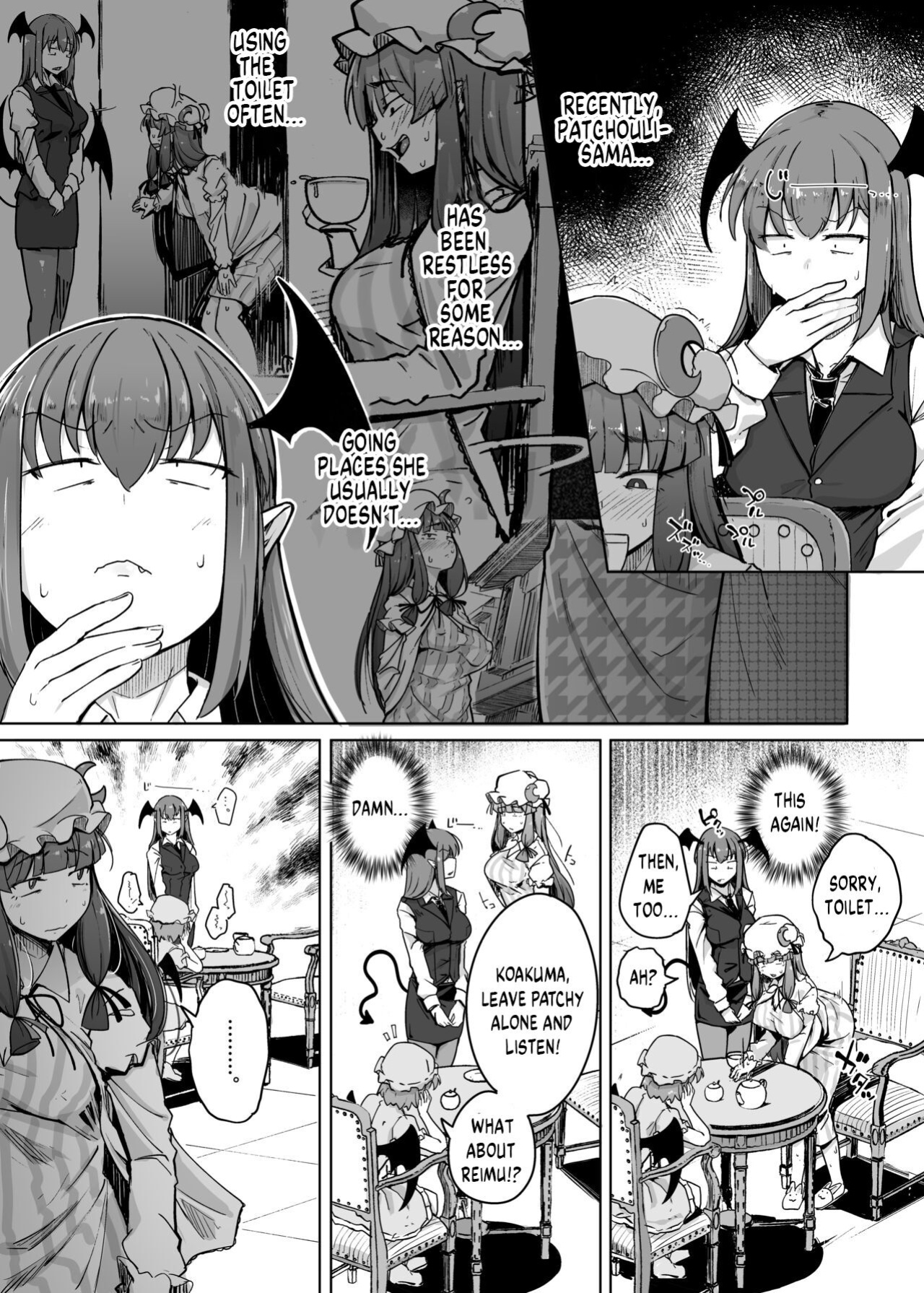 [Jikahatsudensho (flanvia)] Ana to Muttsuri Dosukebe Daitoshokan 5 | The Hole and the Closet Perverted Unmoving Great Library 5 (Touhou Project)