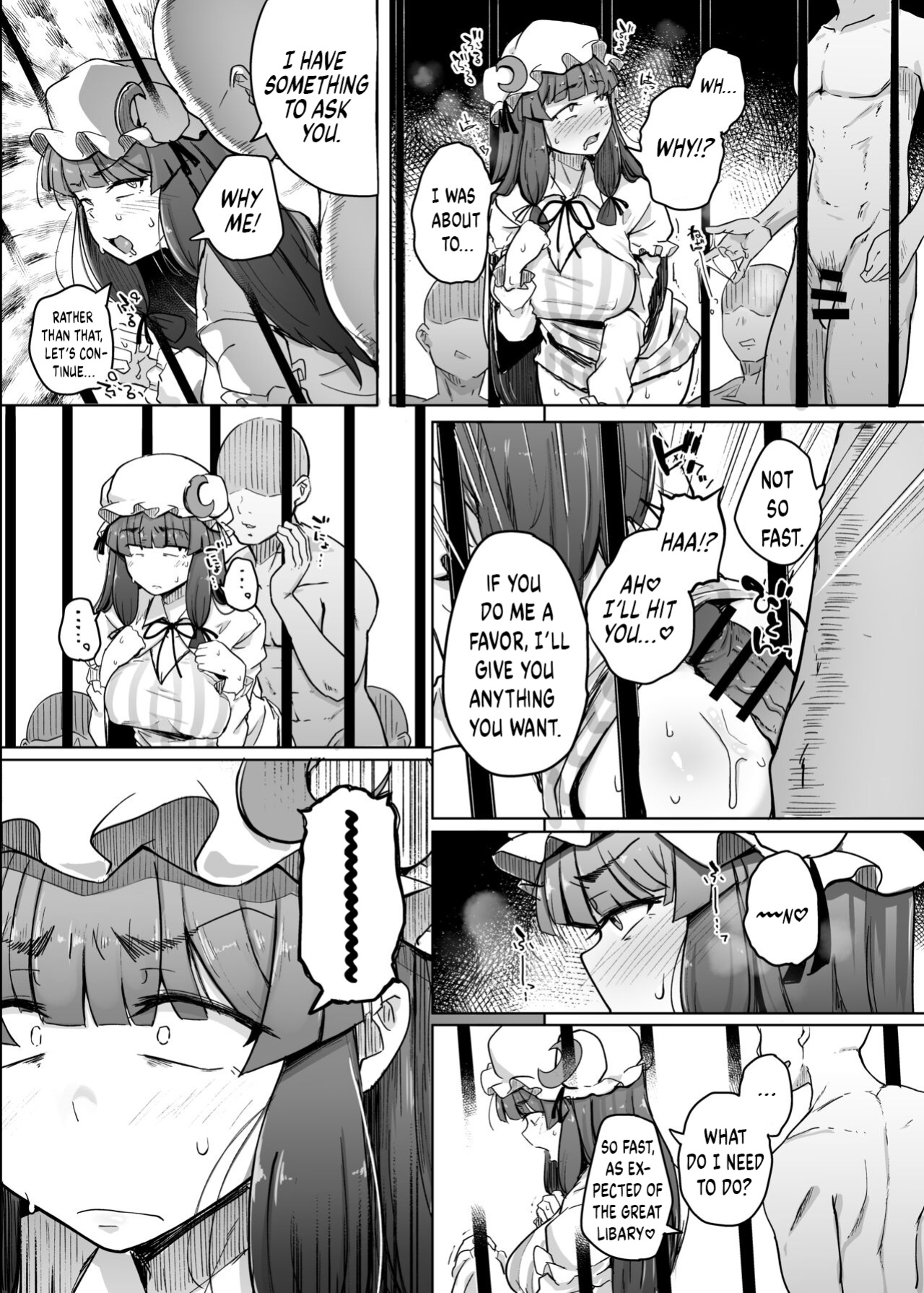 [Jikahatsudensho (flanvia)] Ana to Muttsuri Dosukebe Daitoshokan 5 | The Hole and the Closet Perverted Unmoving Great Library 5 (Touhou Project)