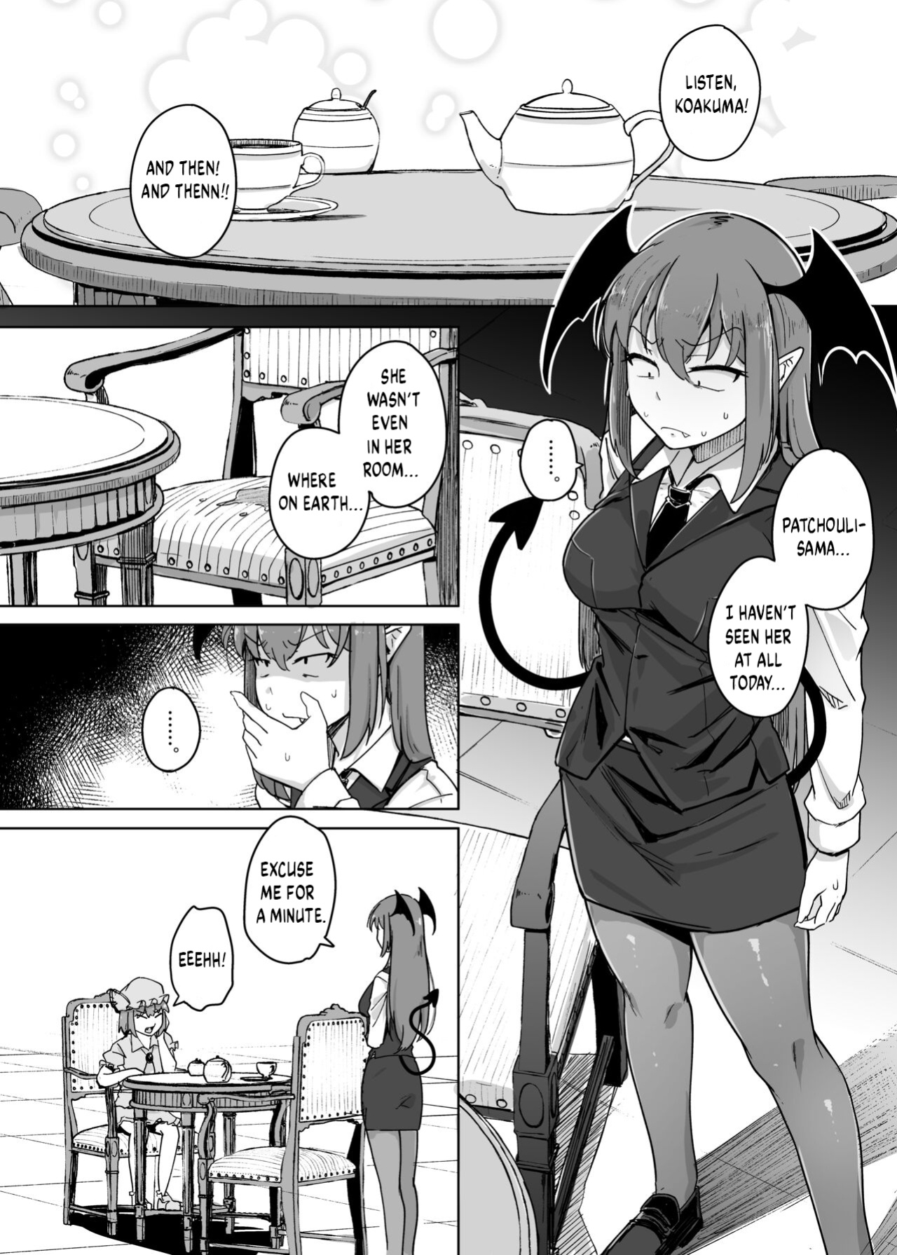 [Jikahatsudensho (flanvia)] Ana to Muttsuri Dosukebe Daitoshokan 5 | The Hole and the Closet Perverted Unmoving Great Library 5 (Touhou Project)