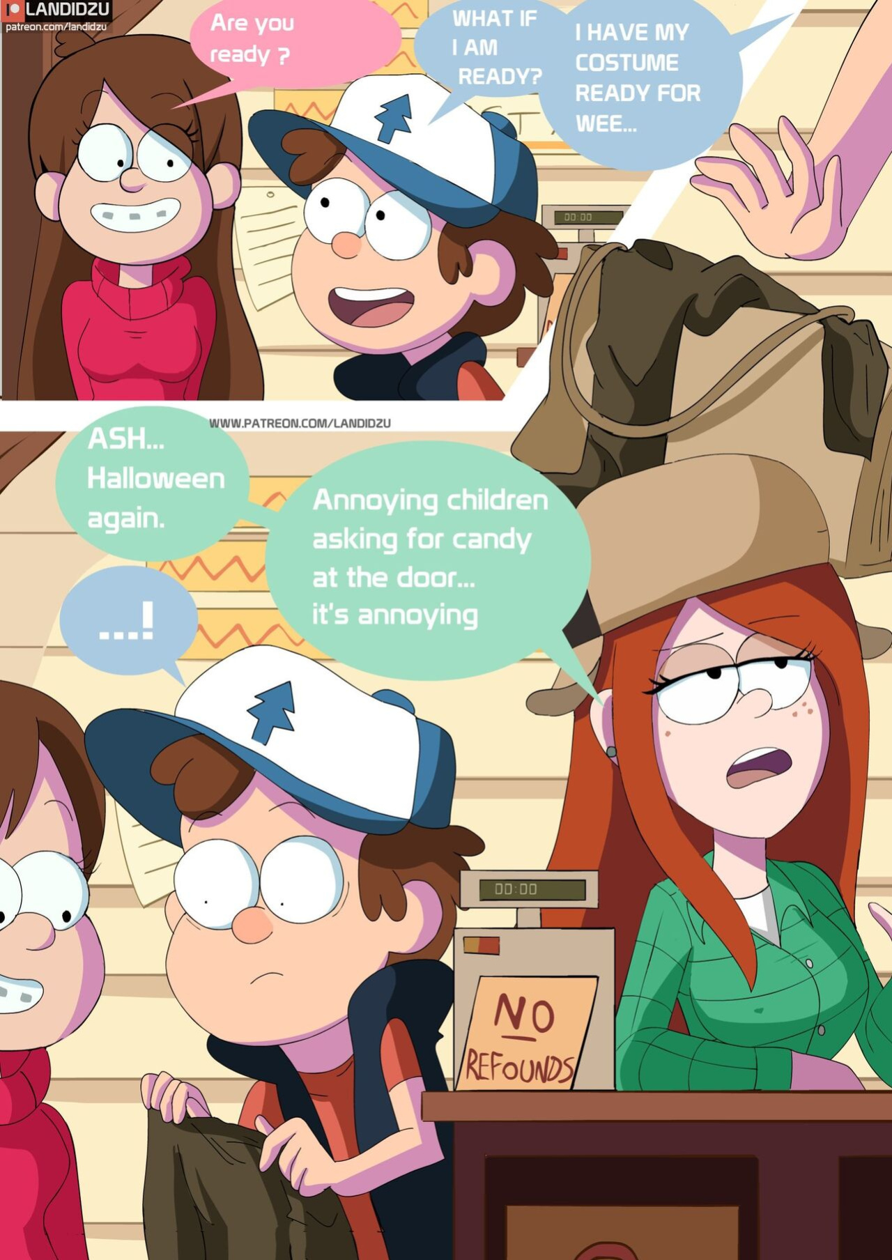 [Comic Landidzu] Gravity Falls - Trick or Treat