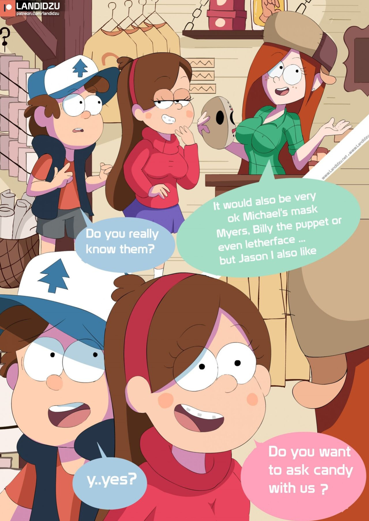 [Comic Landidzu] Gravity Falls - Trick or Treat