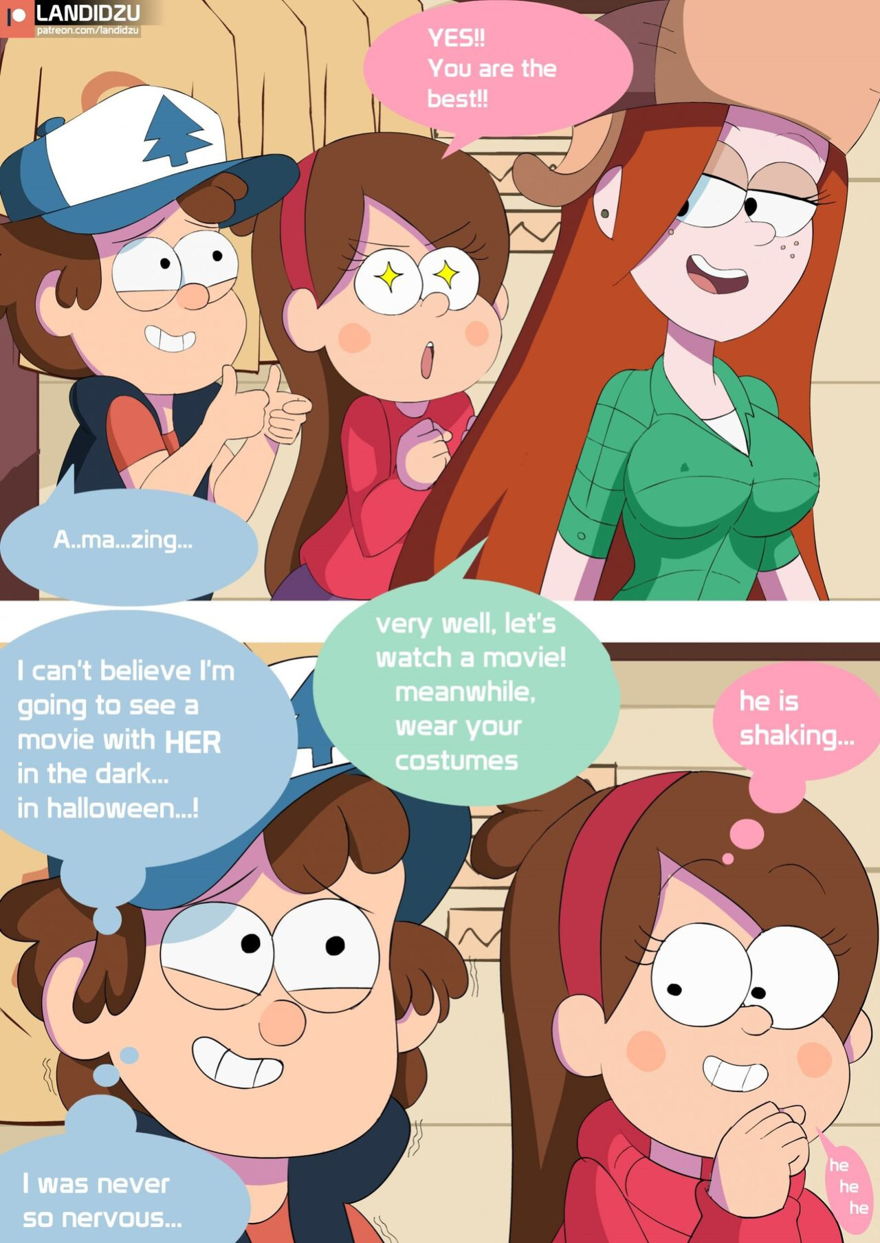 [Comic Landidzu] Gravity Falls - Trick or Treat