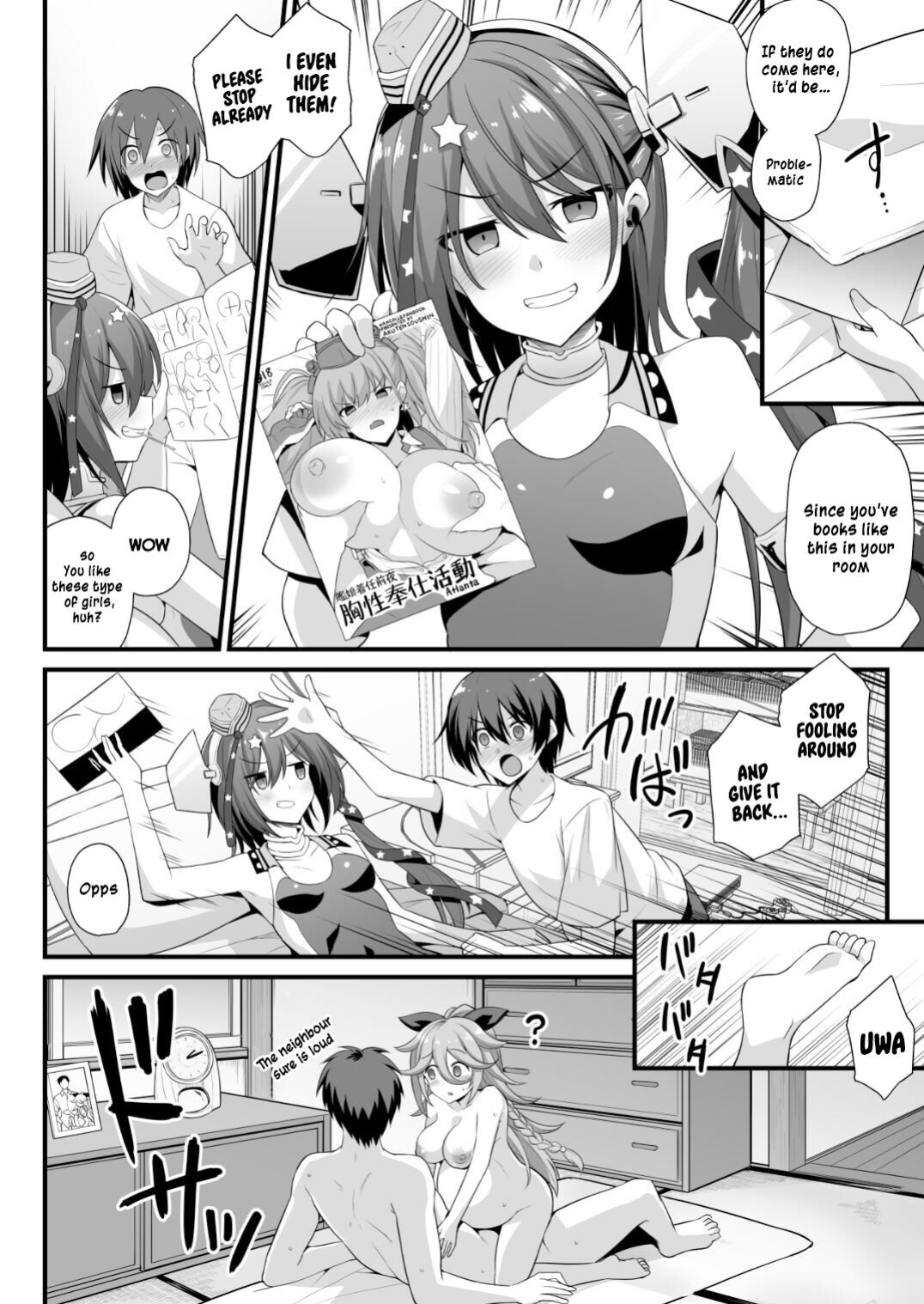 [Akutensoushin (Kokutou Nikke)] Scamp-Chan wa Nikushokukei Joshi!! (Kantai Collection -KanColle-) [Tomoshibi+SquigglesJP]