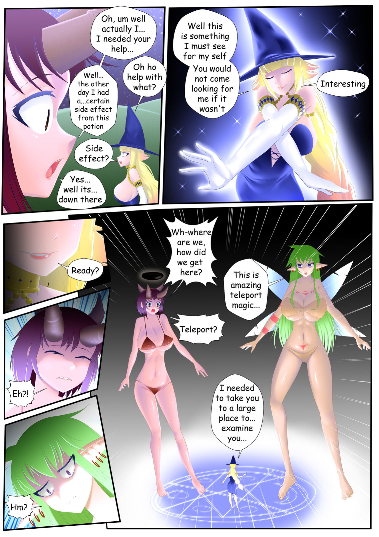 Interspecies Commissioned comic