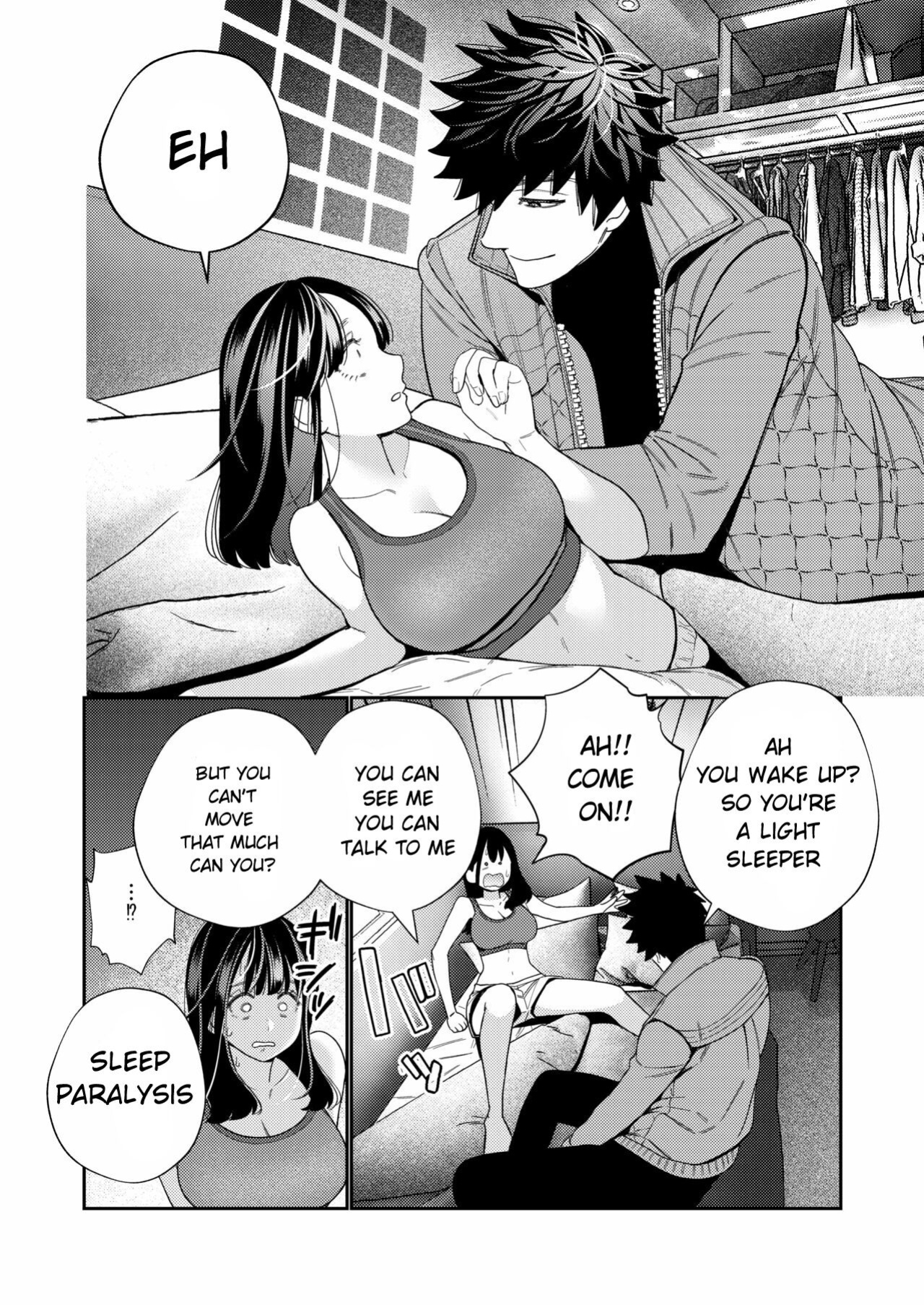 [Yomyaku (Okonogi Happa)] Zetsurin Yurei ga Iku made Tsuitekuru