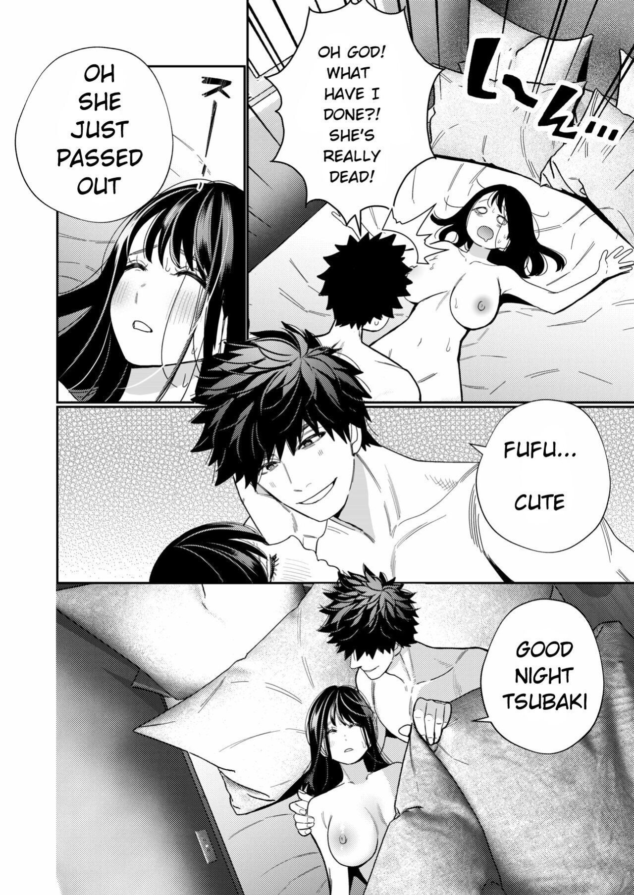 [Yomyaku (Okonogi Happa)] Zetsurin Yurei ga Iku made Tsuitekuru